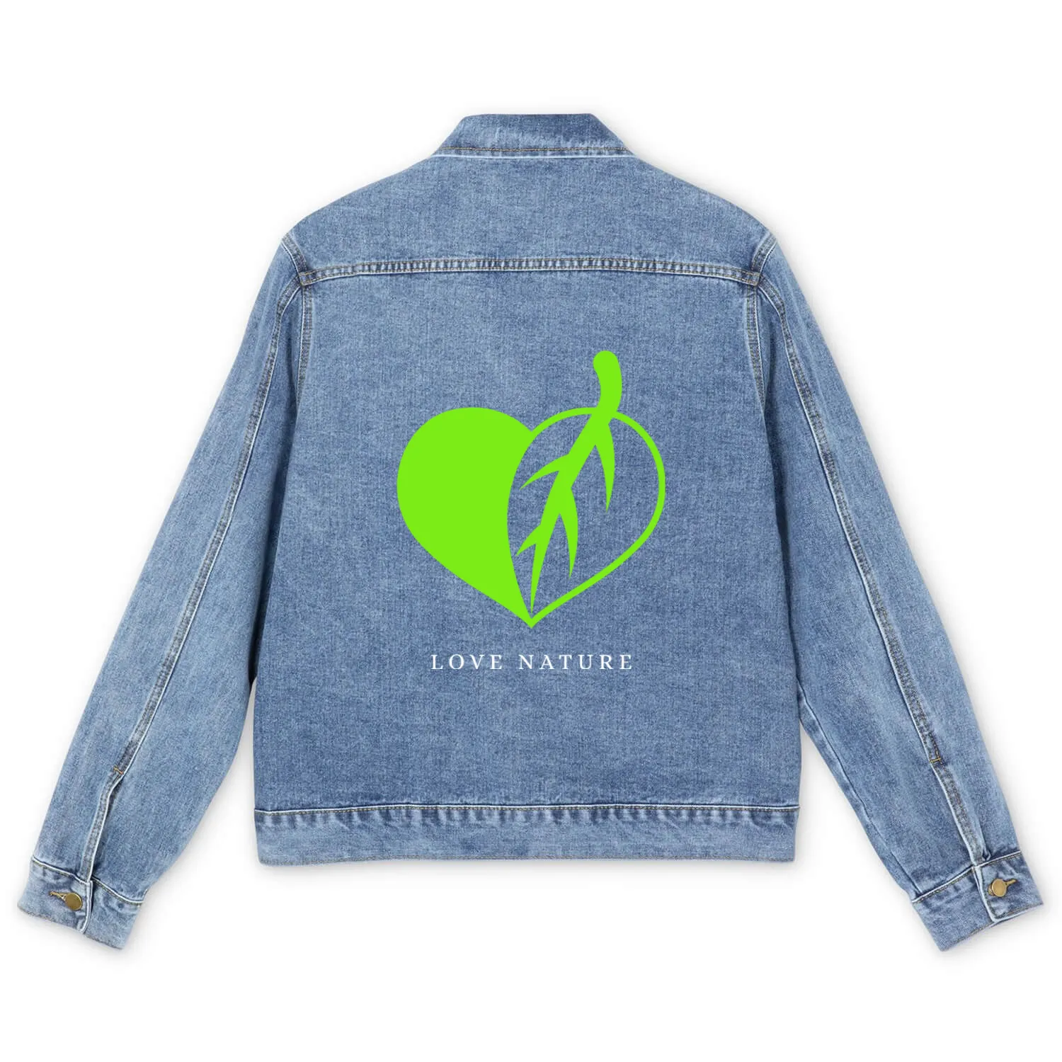 Love Nature Men's Denim Jackets