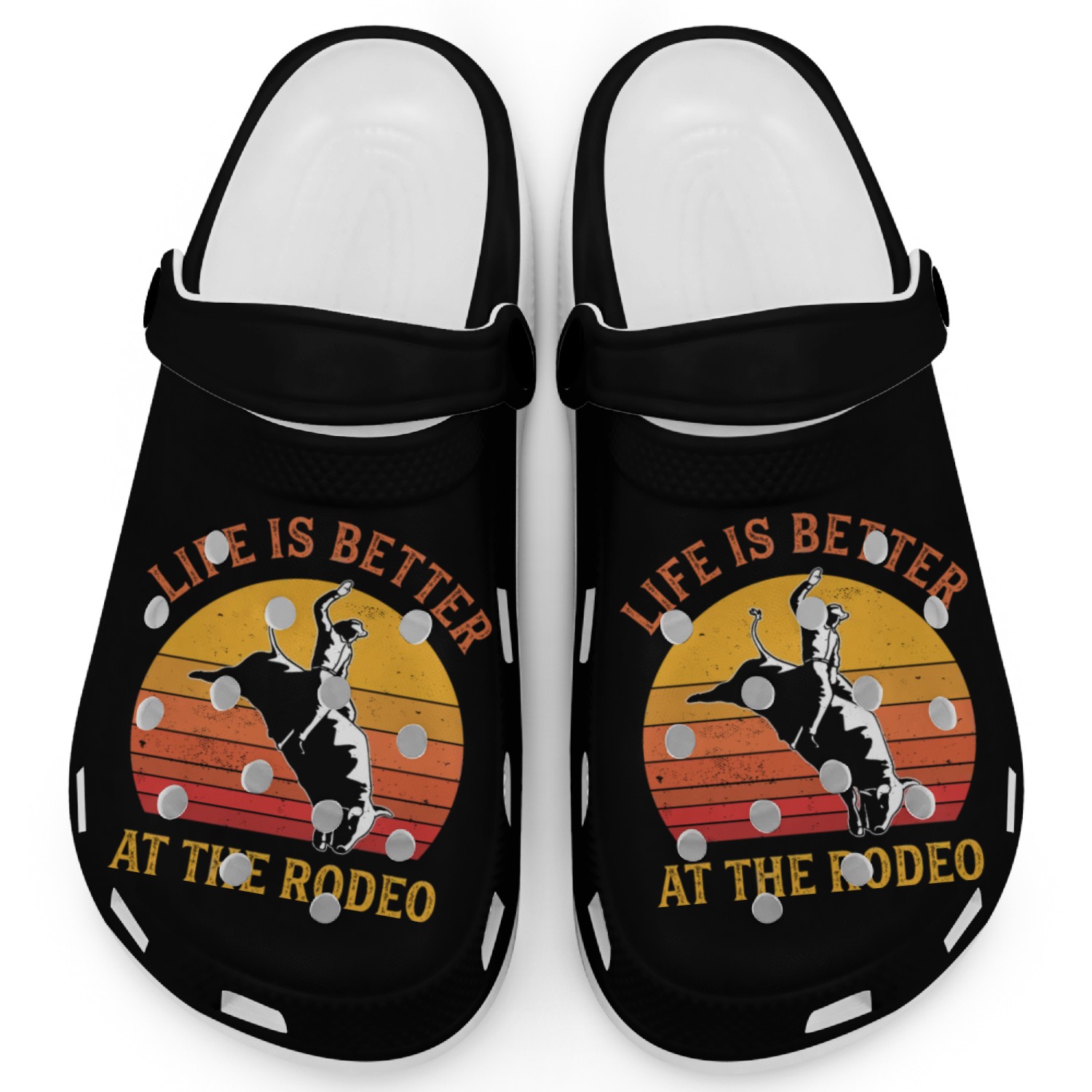 Bull Riding Life is better at the Rodeo Bull Clogs