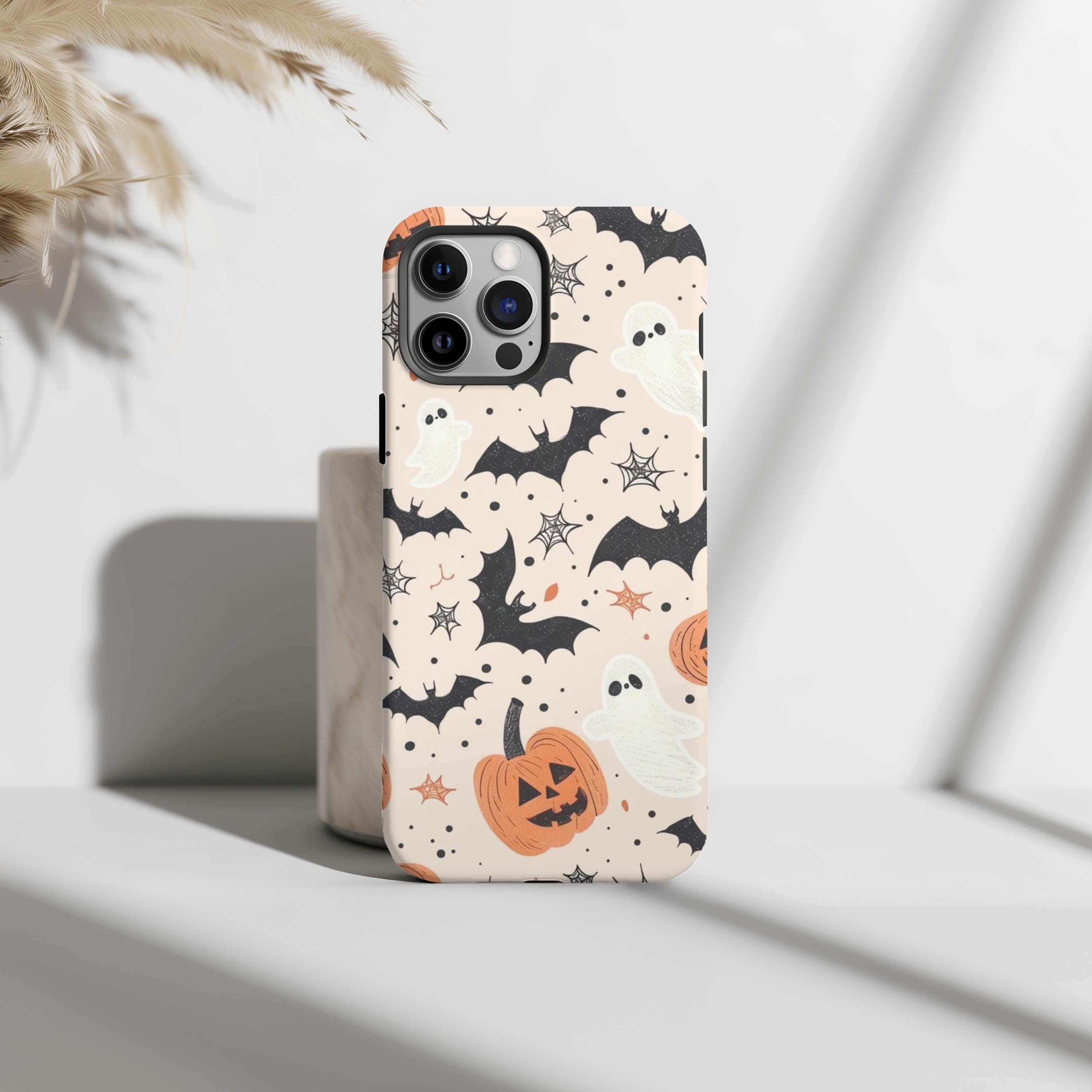 Halloween Phone Case, Spooky Bats, Ghosts & Pumpkins, Spooky Vibes