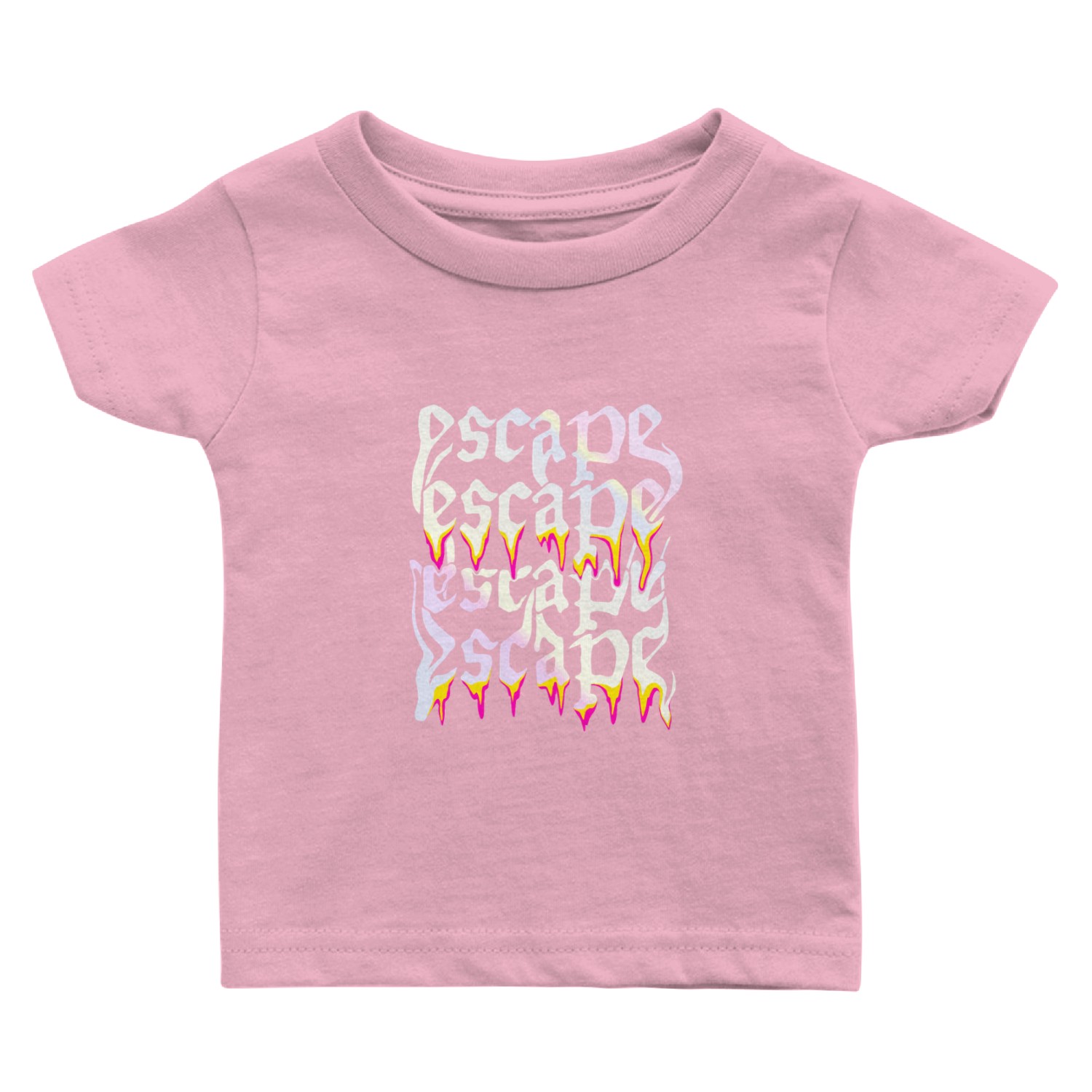 Escape Typography Melting effect Baby T Shirts