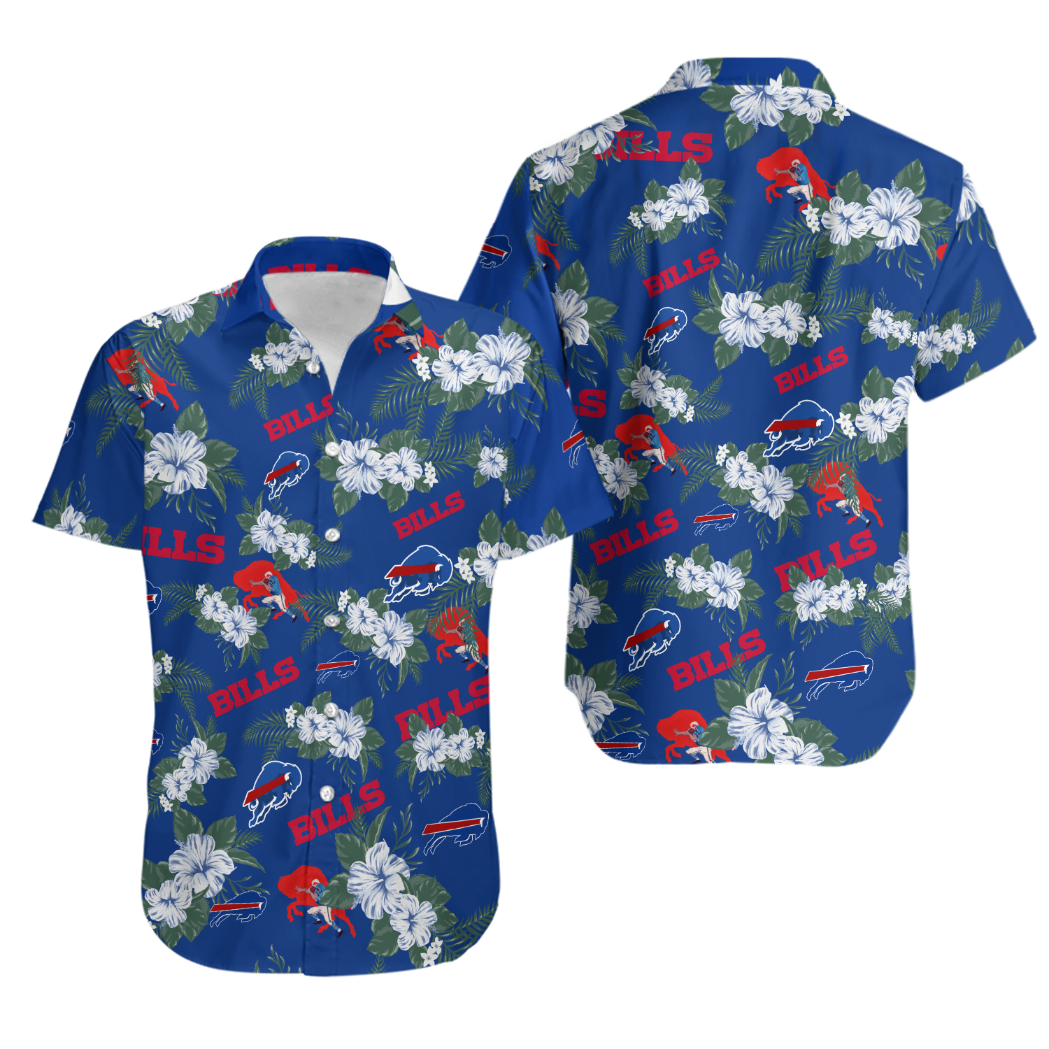 Bill Football Hawaiian Shirt: Tropical Aloha Shirt for Game Day