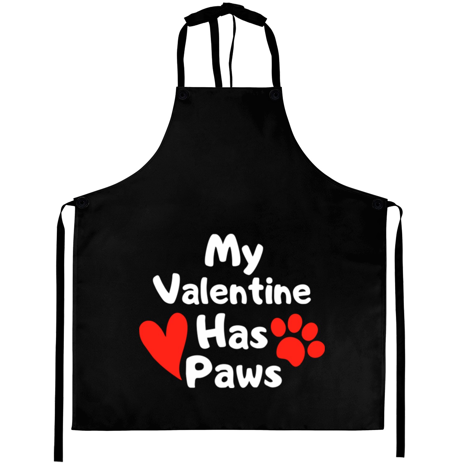 My Valentine Has Paws Aprons