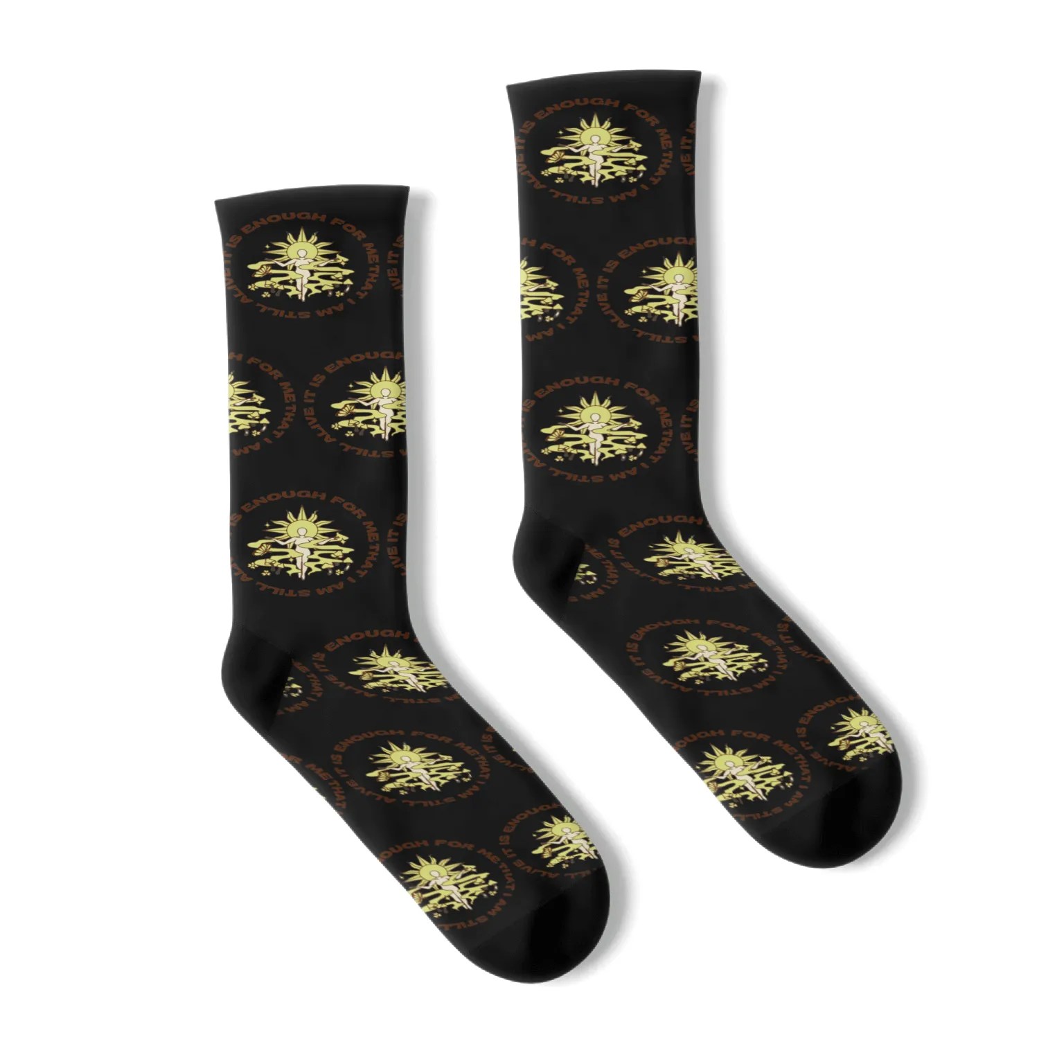 It is enough for me that I am still alive Socks