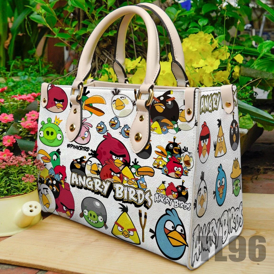 Angry Birds Women's Leather Handbag