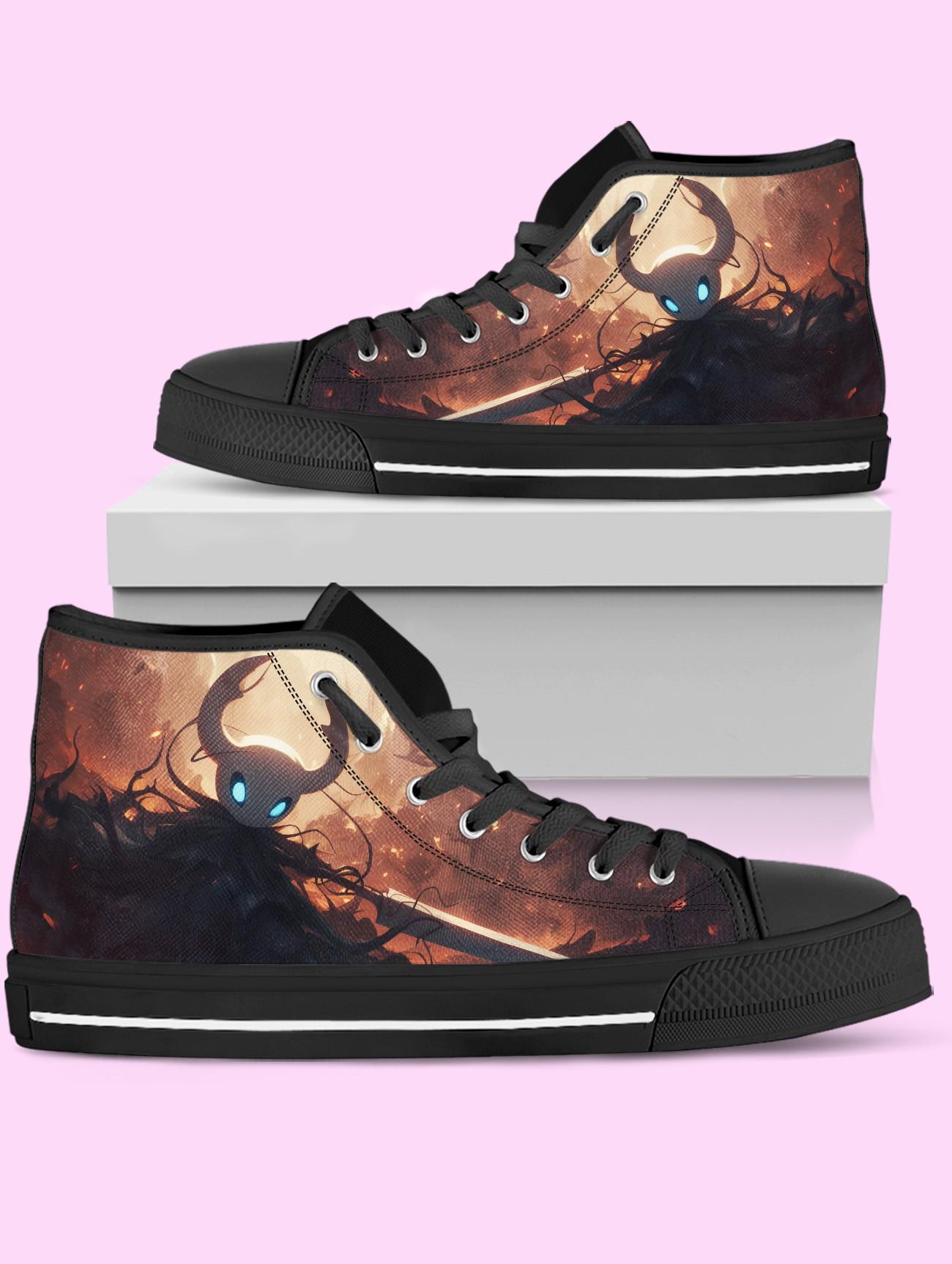 Hollow Knight Silksong High Top Shoes, Video Game Shoes