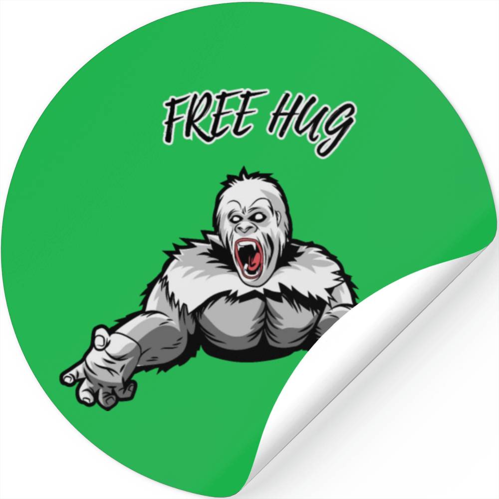 FREE HUG Stickers