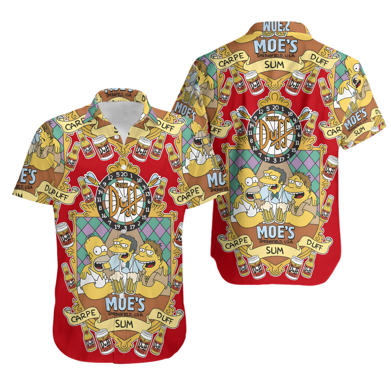 Drink Duff Simpsons Art Hawaiian Shirt, Gift For Men and Women