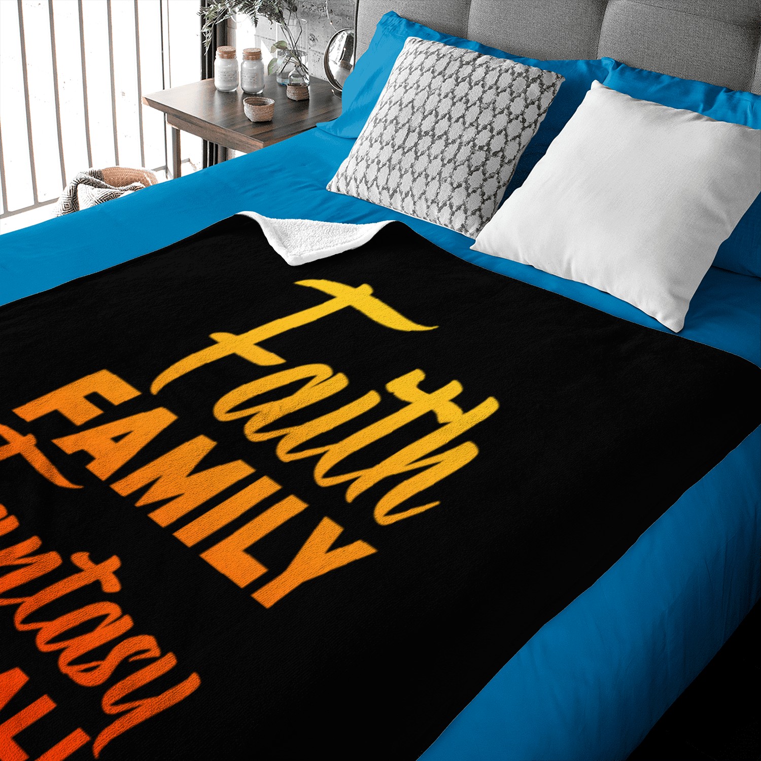 Faith Family Fantasy Football 2 Baby Blankets