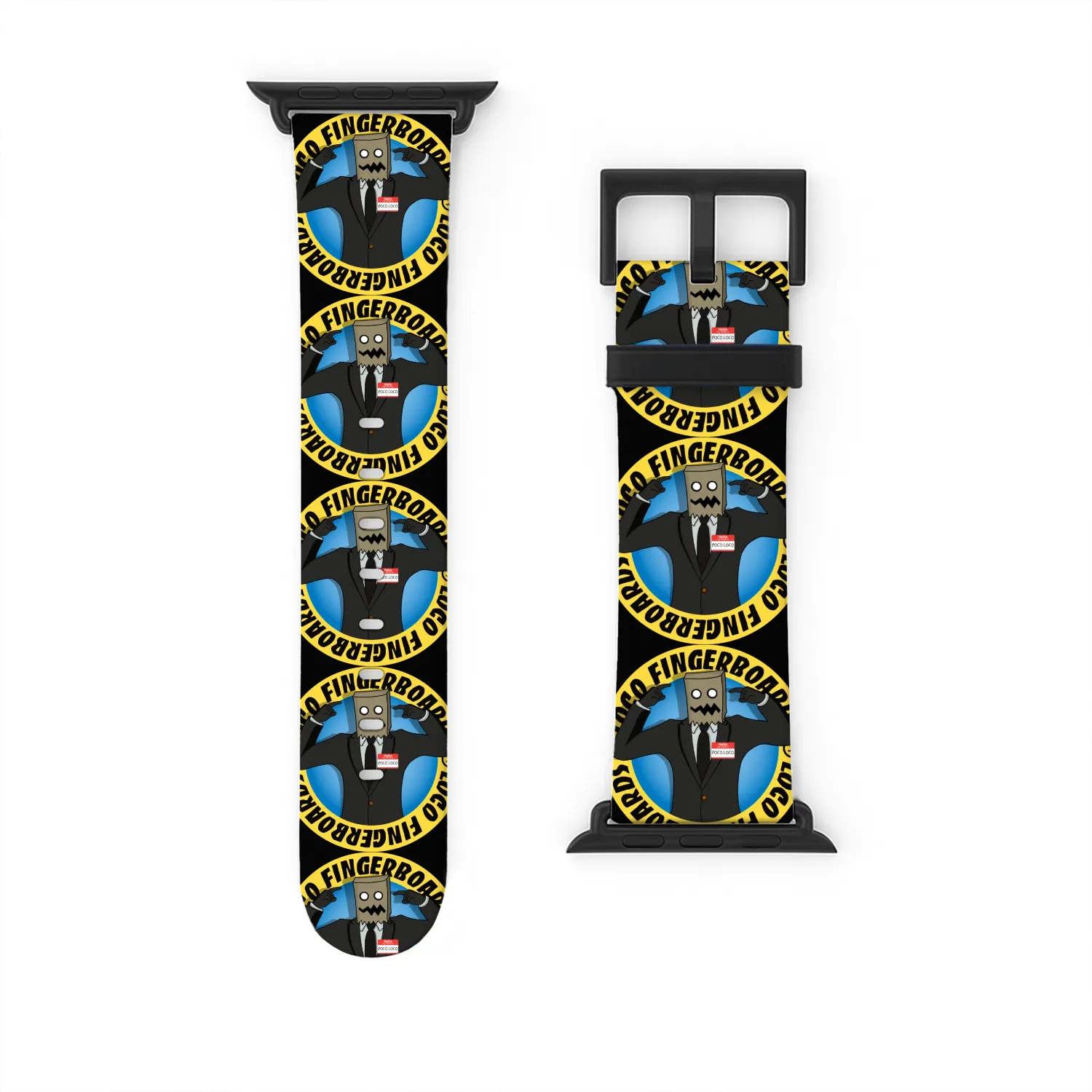 Loco Fingerboards Logo Watch Bands For Apple Watch