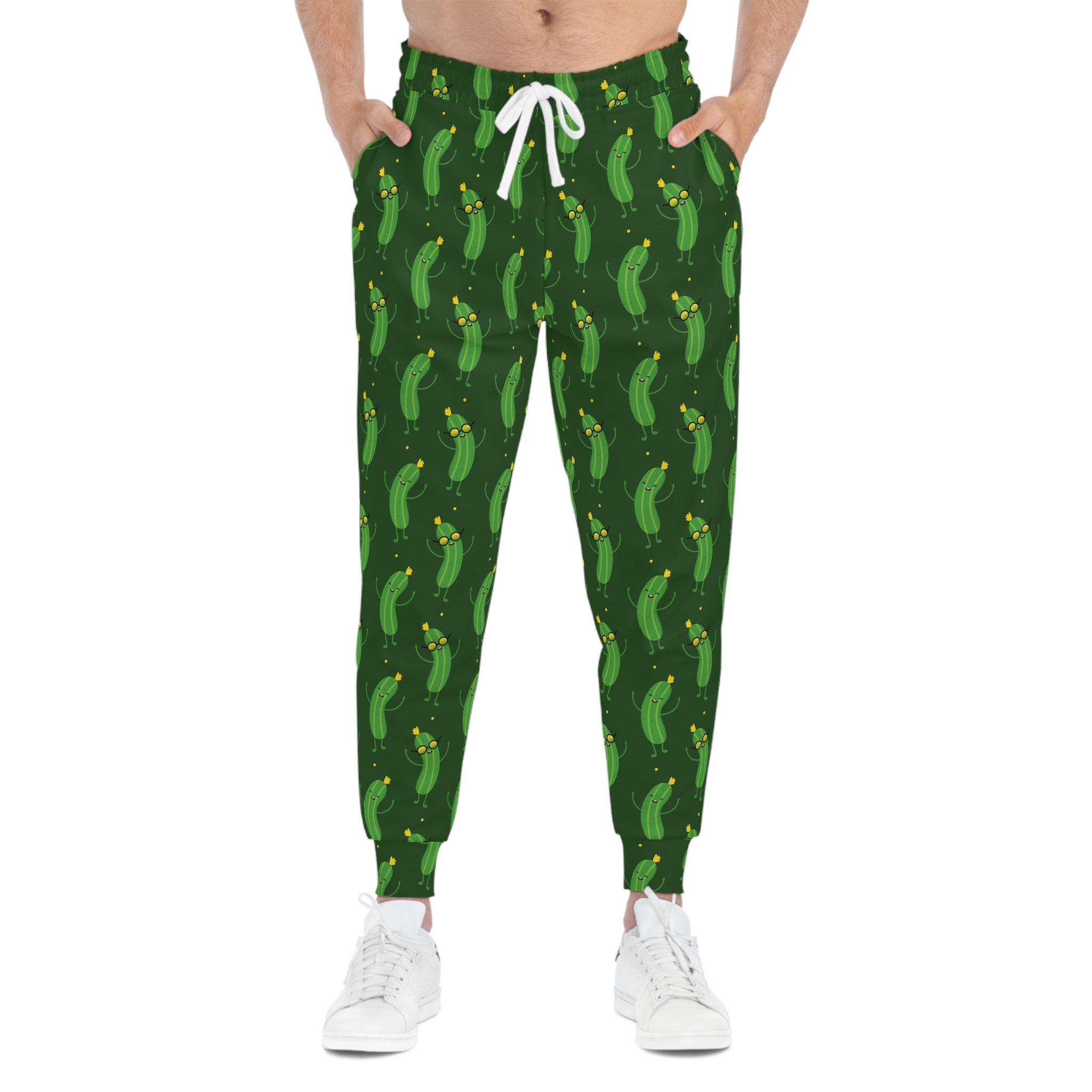 Pickle Personality Athletic Joggers (AOP) sporty leggings, fitness pants for men