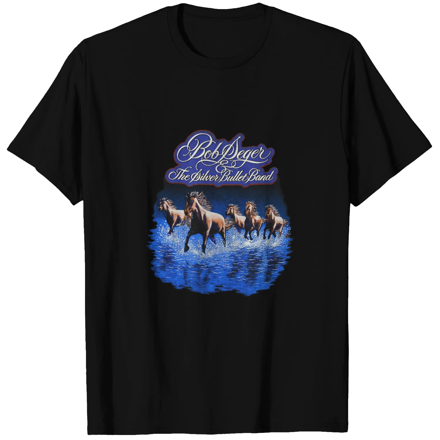 Bob Seger 1980 Against The Wind Tour Concert T Shirt
