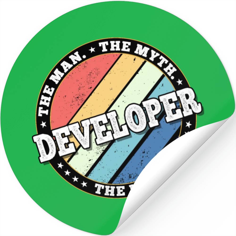 Developer. The man. The myth. The legend. Stickers
