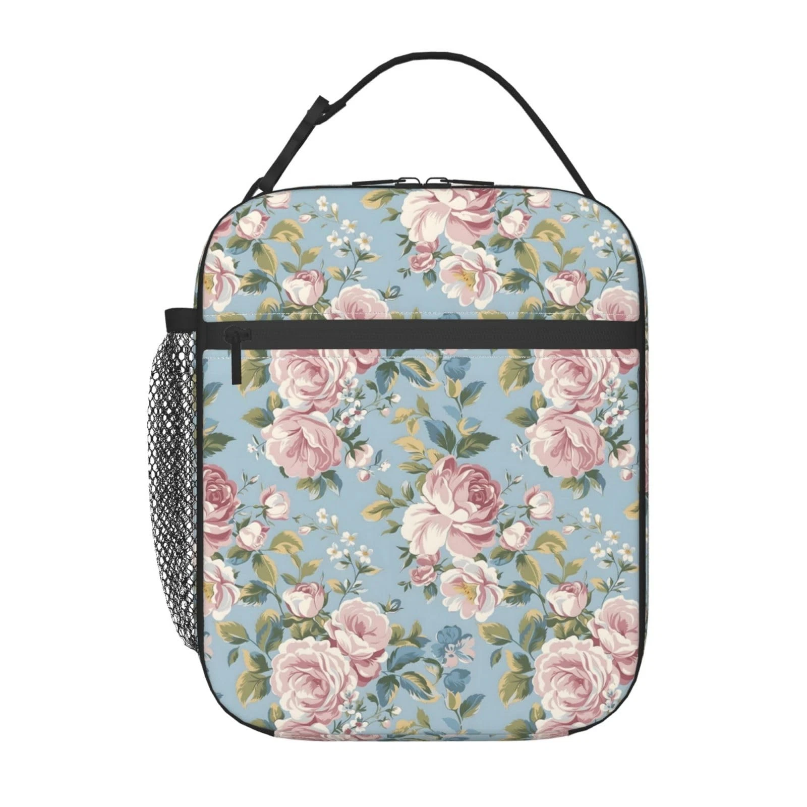 Floral Kids Lunch Bag for Girls and Boys