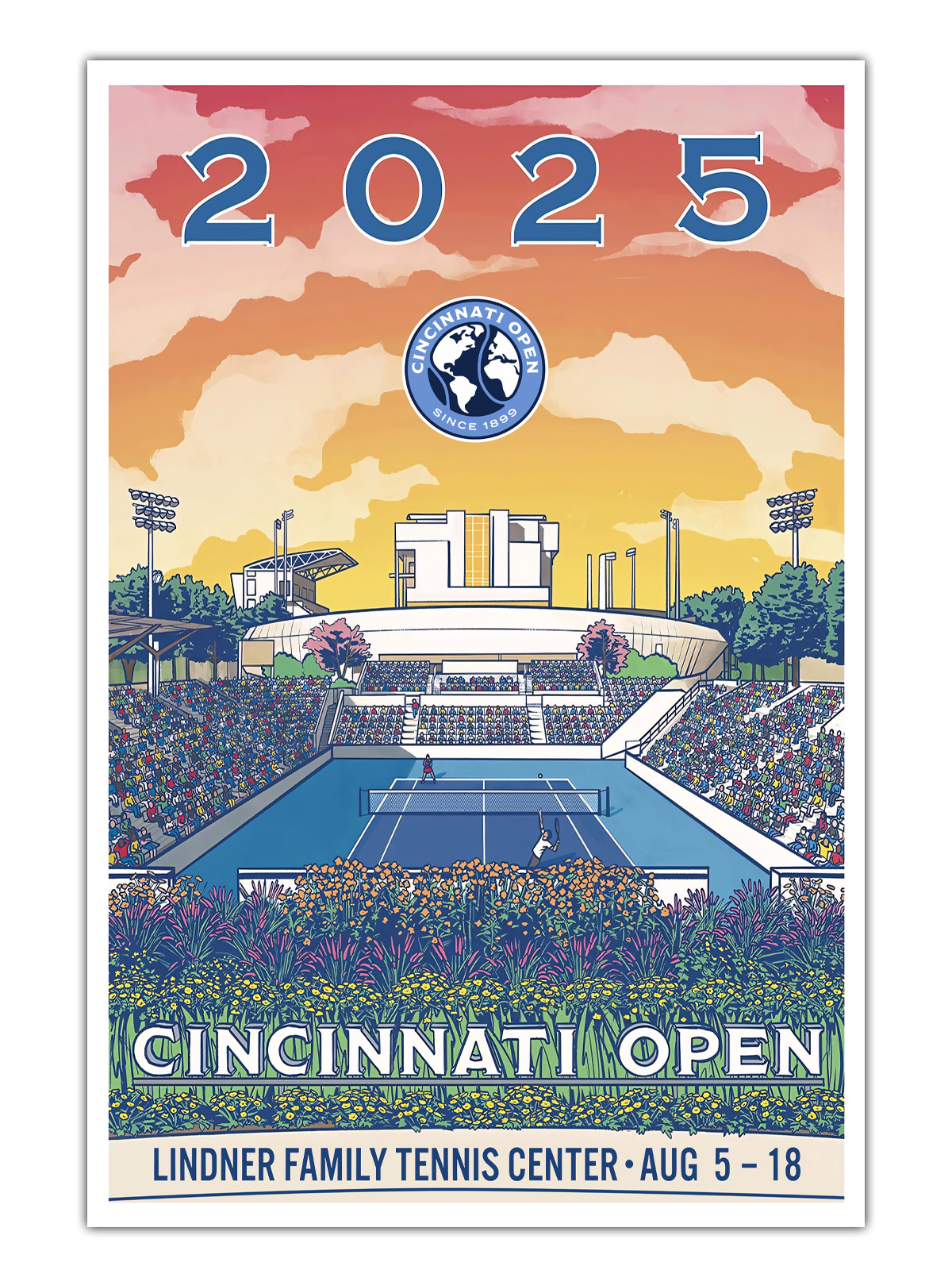The 2025 Cincinnati Open Poster