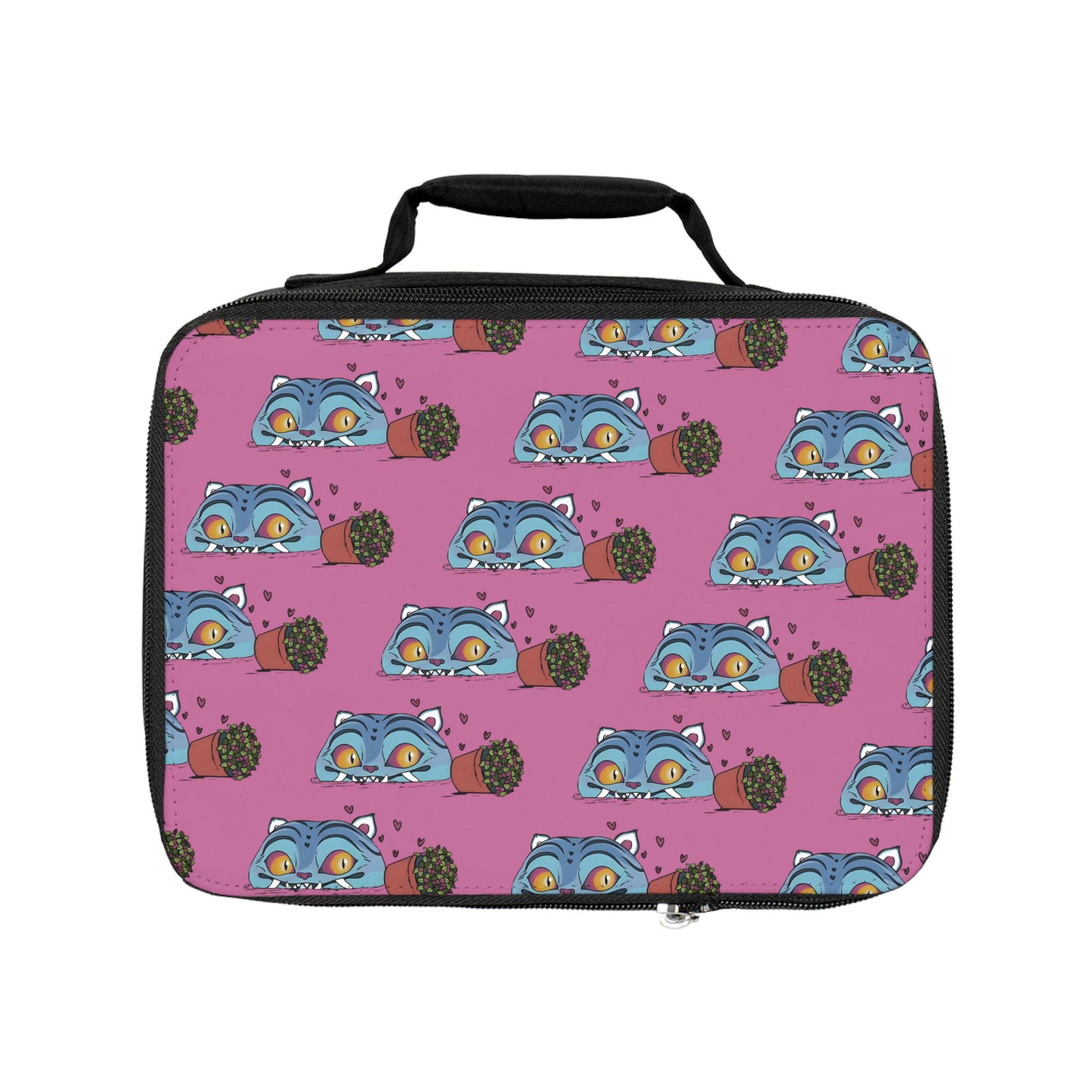 Derpy Kpop Demon Hunters Lunch Box, All Over Bag Insulated Cute K-pop Bento Tote