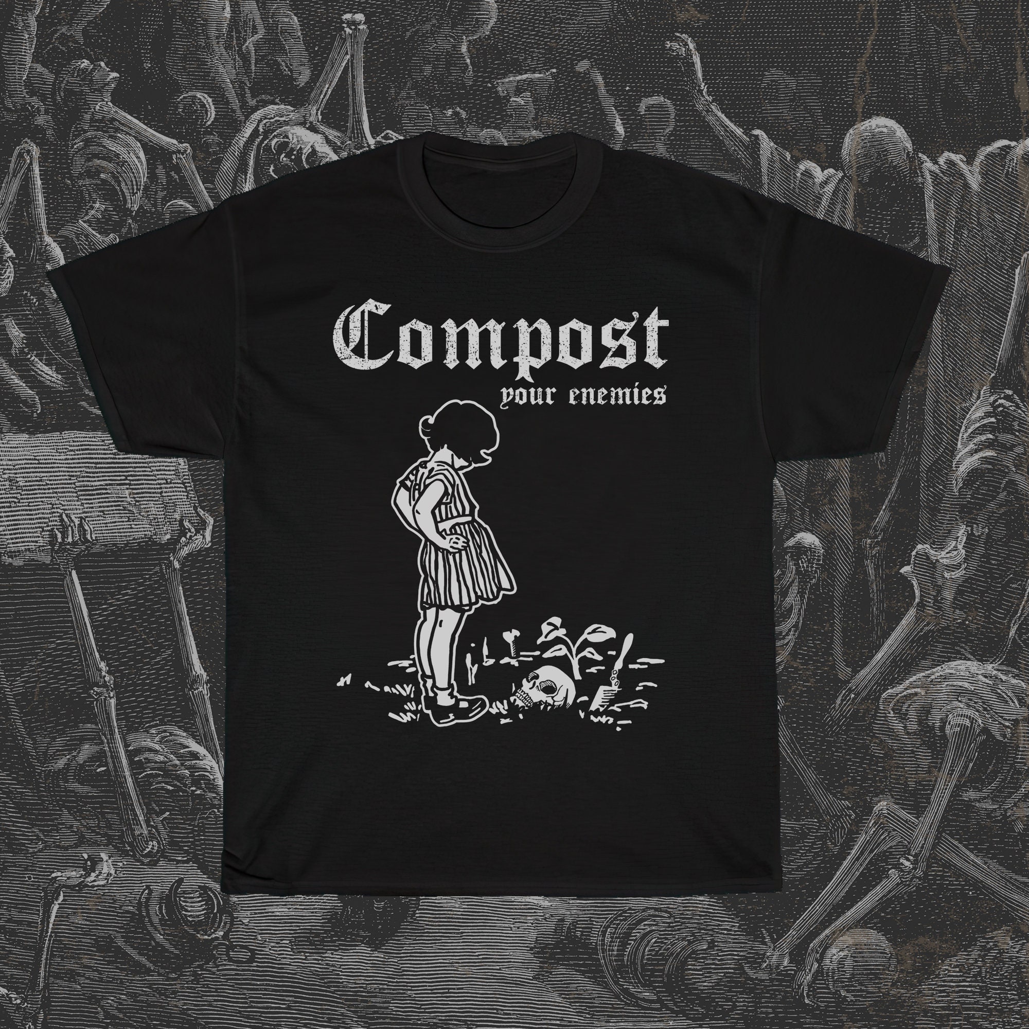 Compost Your Enemies Decompose The Rich Anarchist Leftist Ecology Unisex T-Shirt