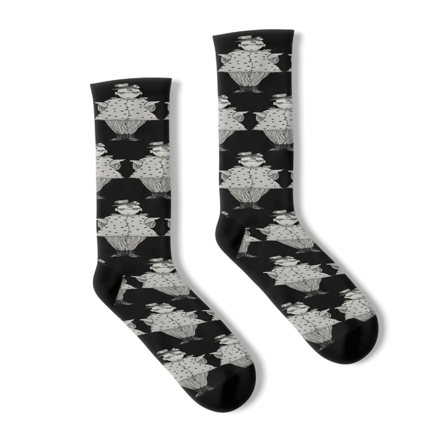 Cozy fashion style. Socks