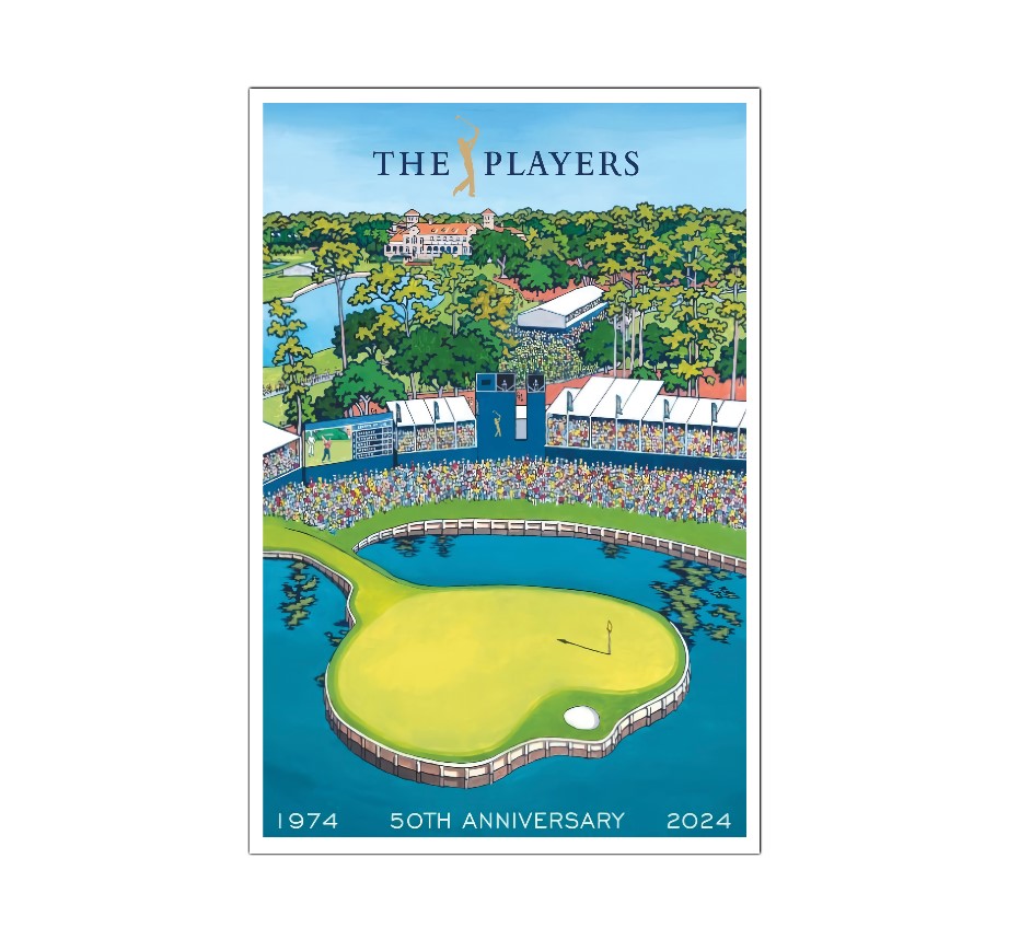Lee Wybranski Limited Edition 2024 TPC Sawgrass Golf Poster