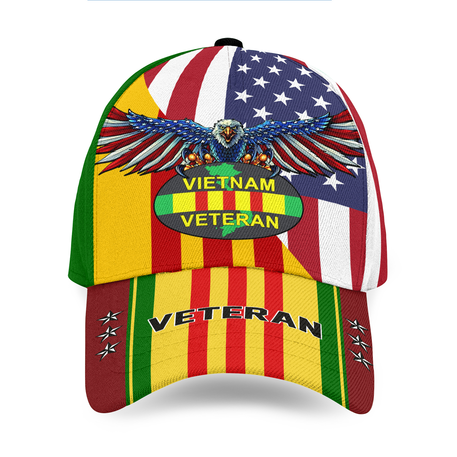 Vietnam Veteran Ball Caps For Men Patriotic Baseball Cap Hats Military For Men Gift For Veteran My Dad Is A Veteran