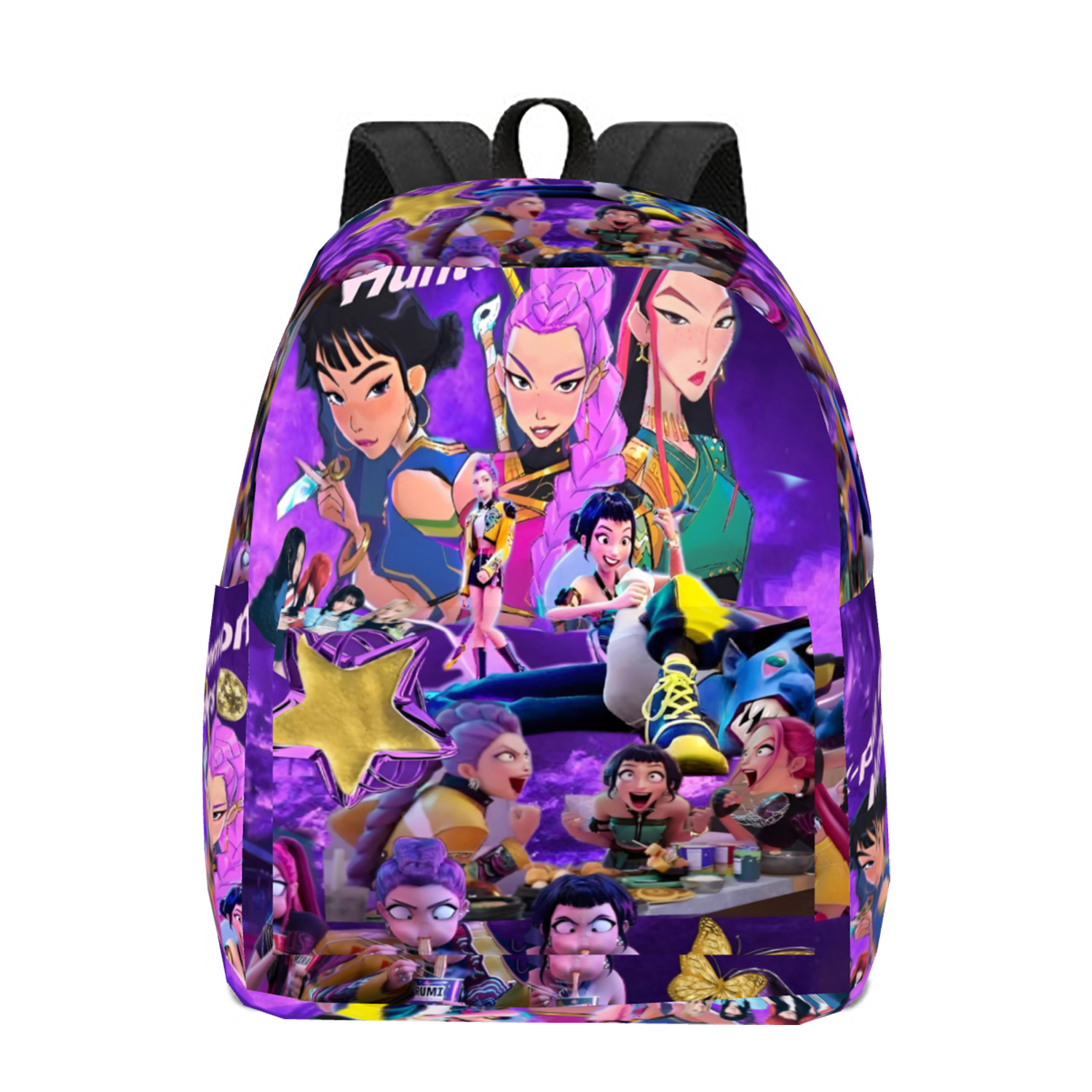 Kpop Demons Huntrix Hunters Backpack, Back To School Gift
