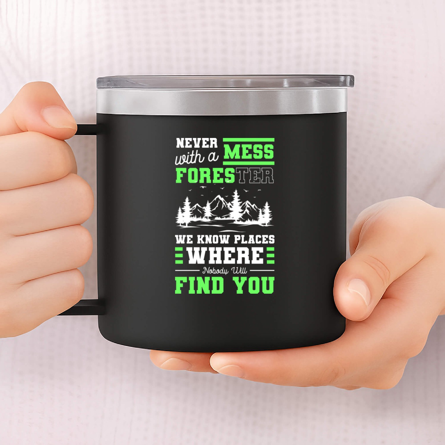 Forester Nature 14oz Stainless Steel Tumblers