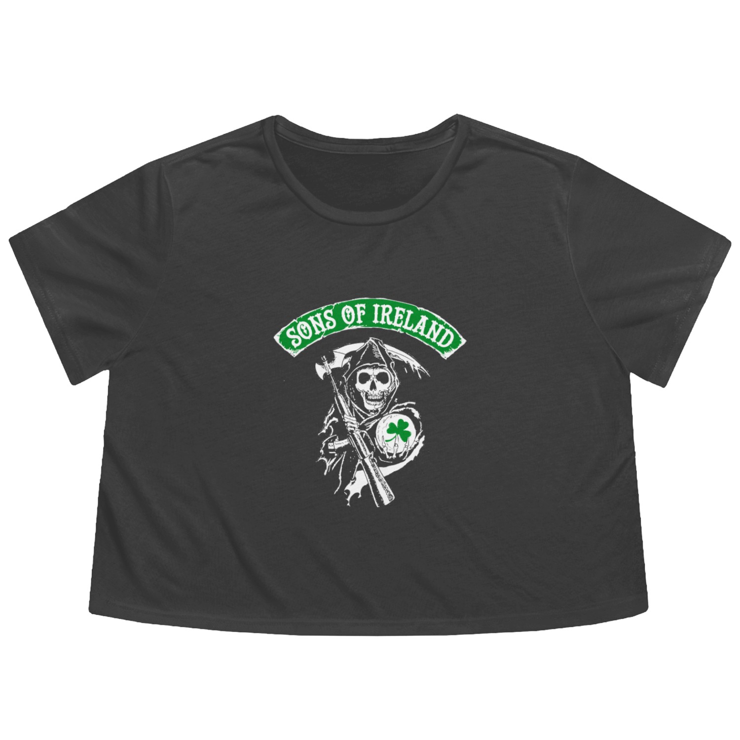 Irish Flowy Cropped Tees - Sons of Ireland