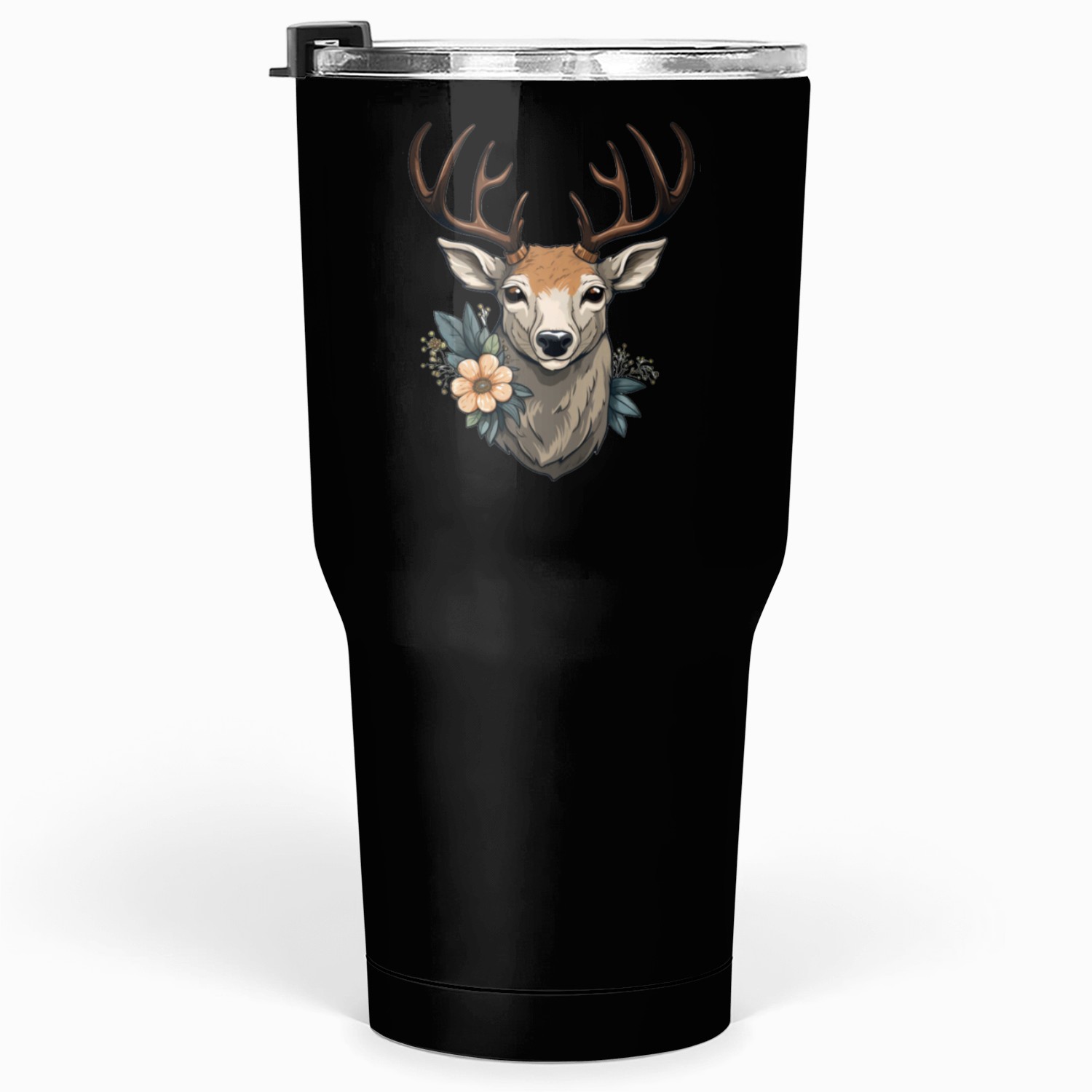 Deer Flowers Tumblers 30 Oz