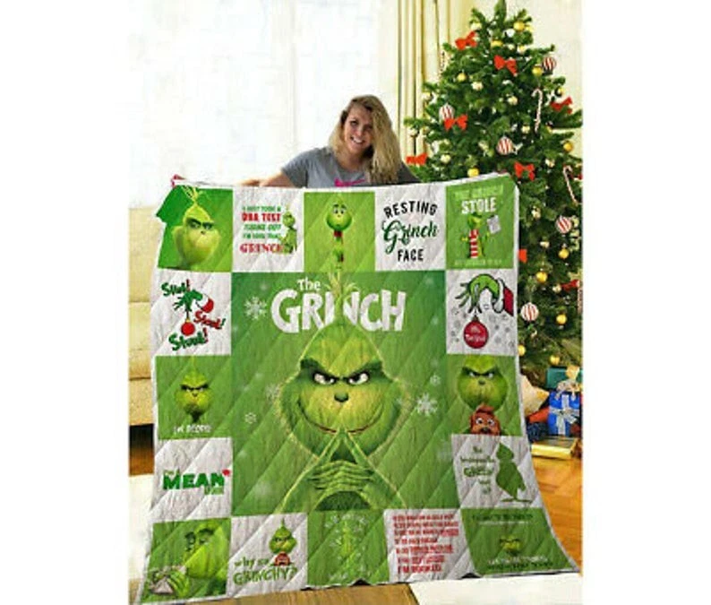 Fleece Blanket for Couples with Funny Character, Gift for Anniversary