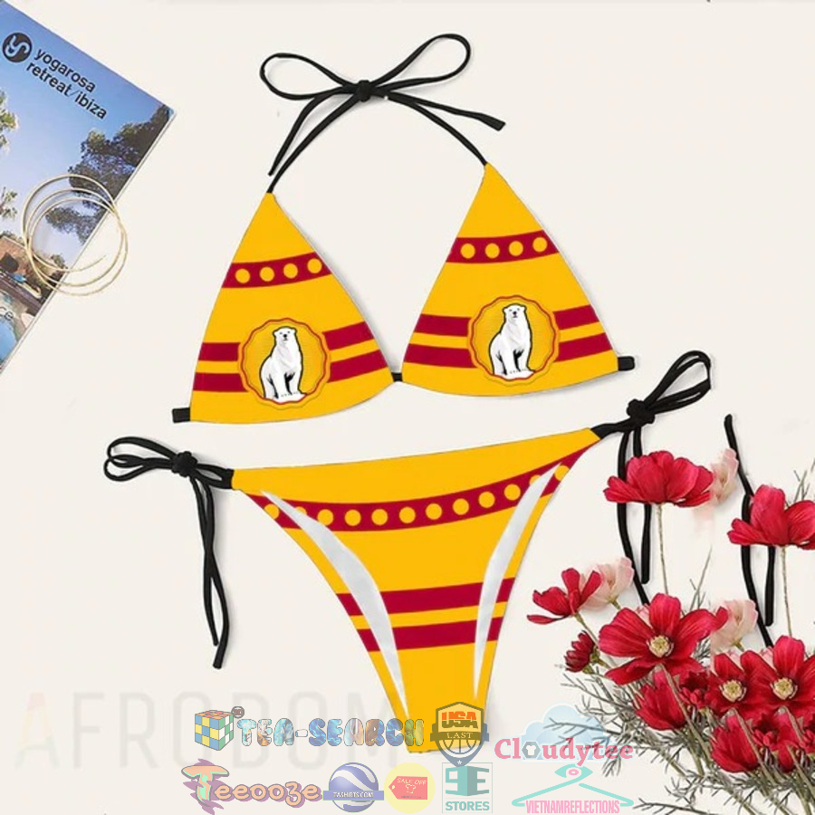 Bundaberg Rum Red Stripe Women's Sling Bikini Set Swimsuit Beachwear
