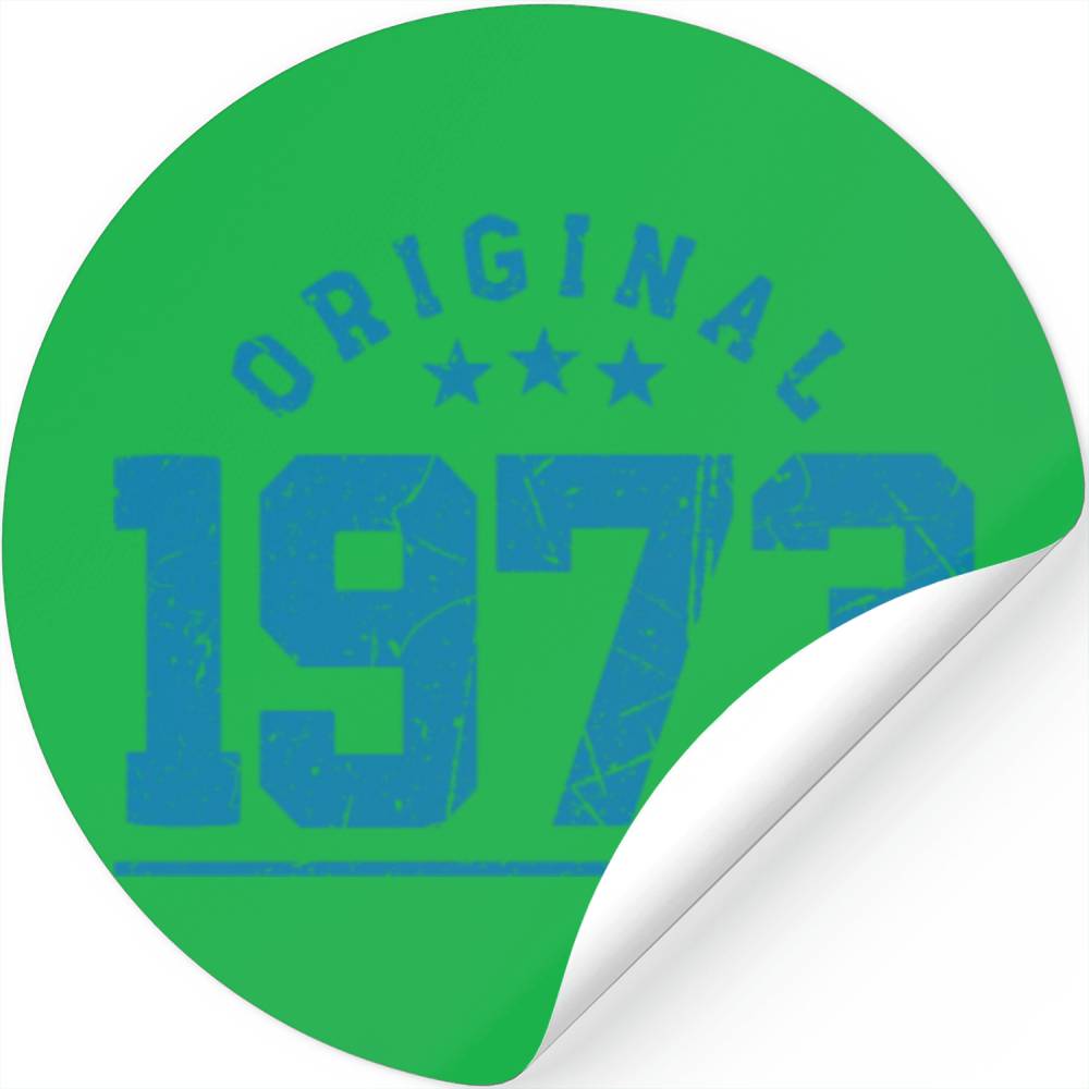 50 Years Vintage 1973 Retro 50th Birthday Stickers