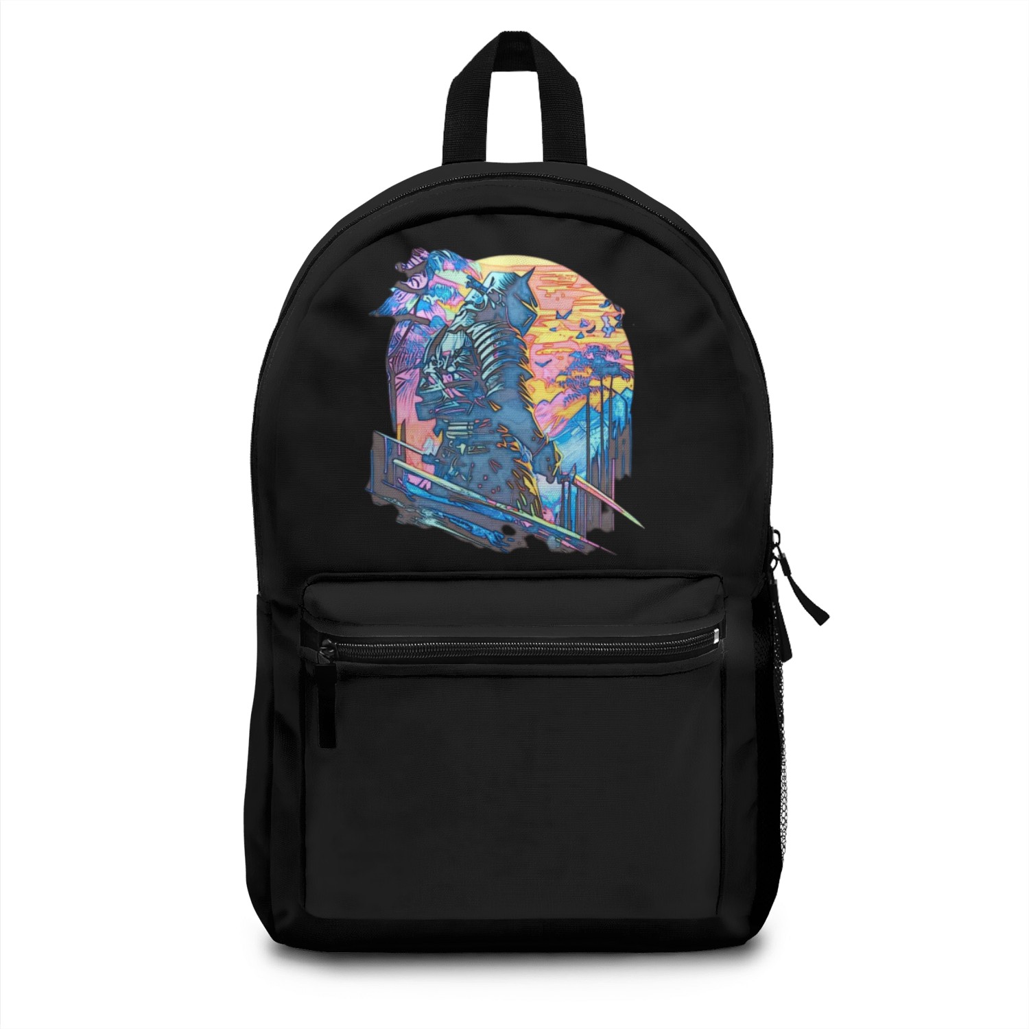 Samurai Warrior Japan Japanese Katana Manga japan Backpacks