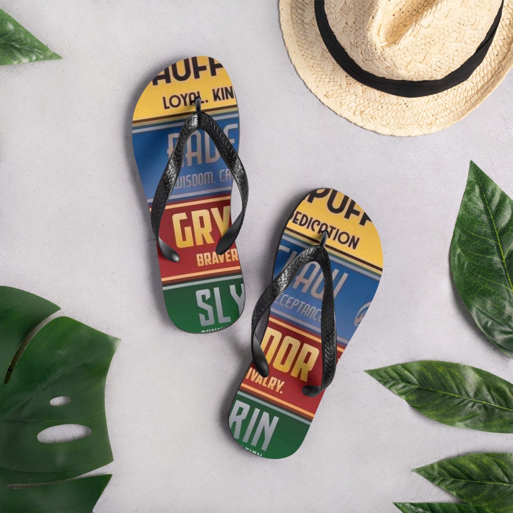 Wizarding Houses Flip-Flops