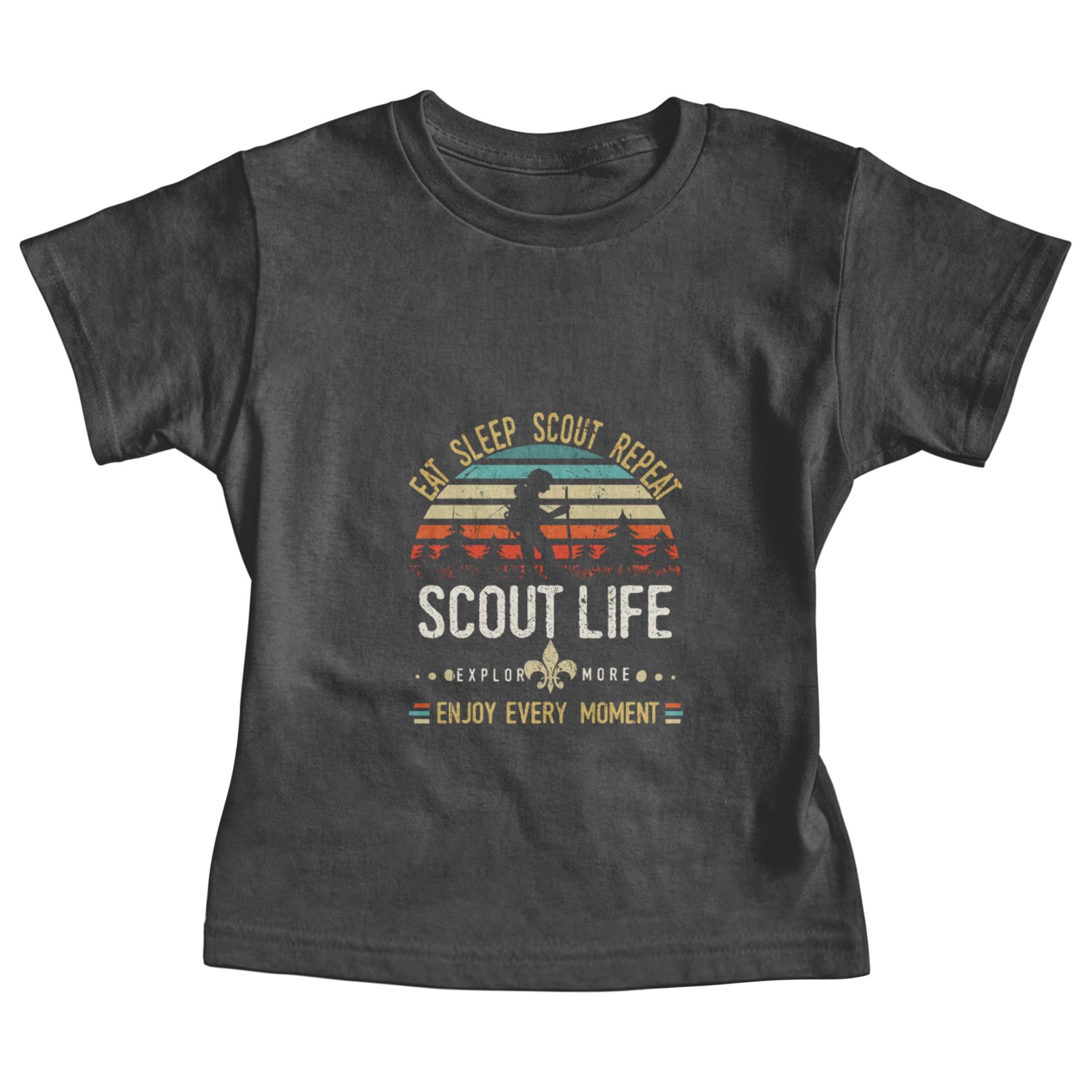 Eat Sleep Scout Repeat Vintage Scouting Scout Life Baby Tees