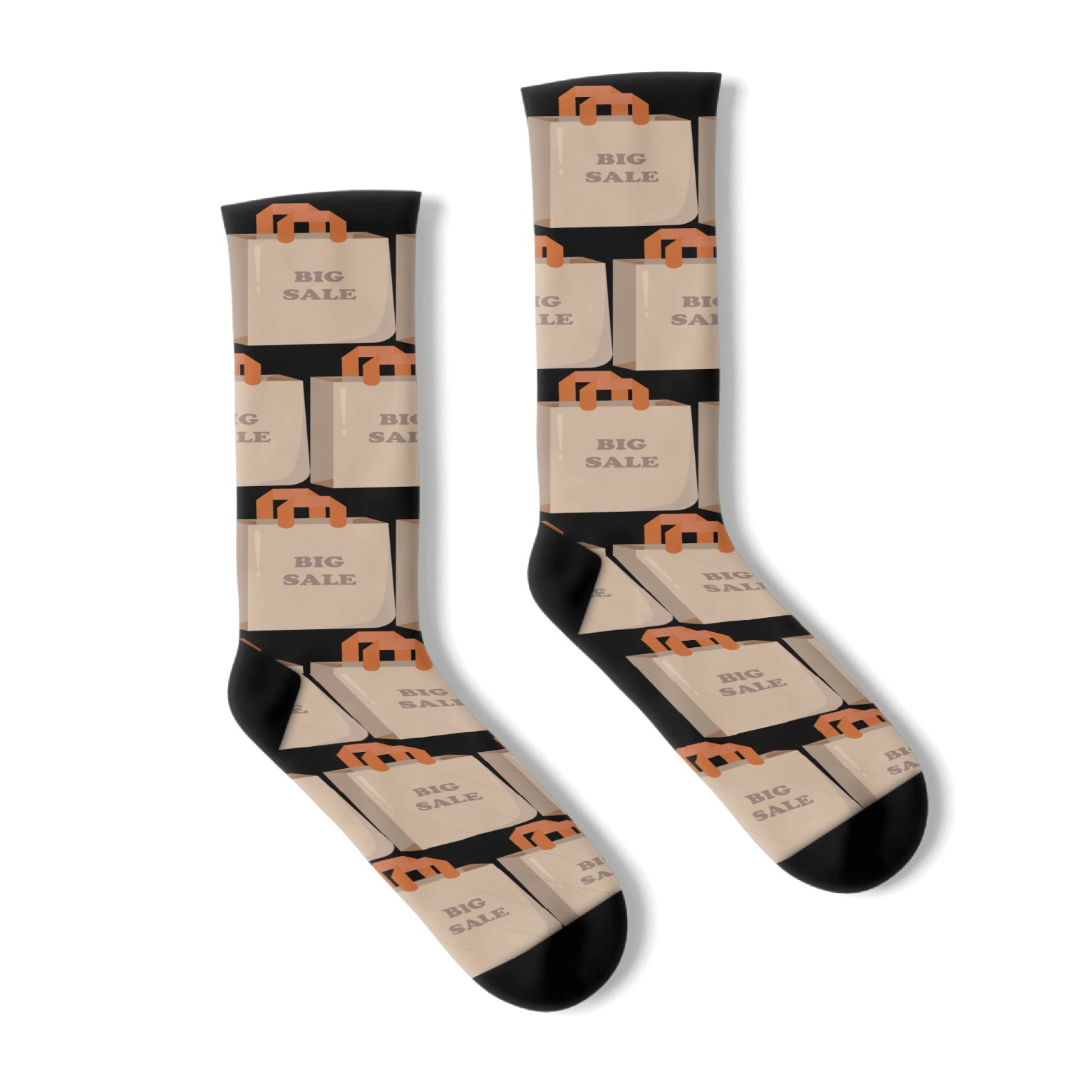 SHOP BAG ILLUSTRATION Socks