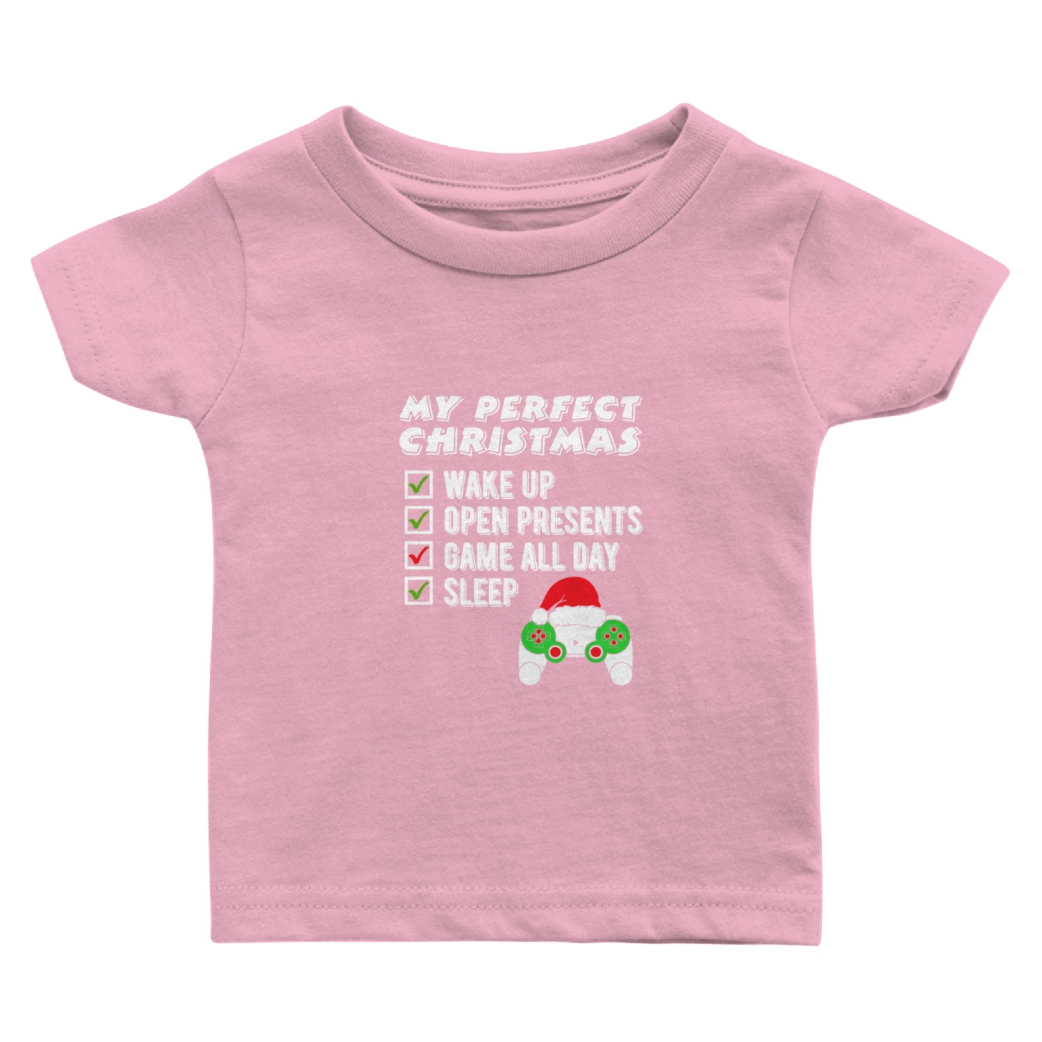 Gaming My Perfect Christmas Game All Day Santa Baby T Shirts