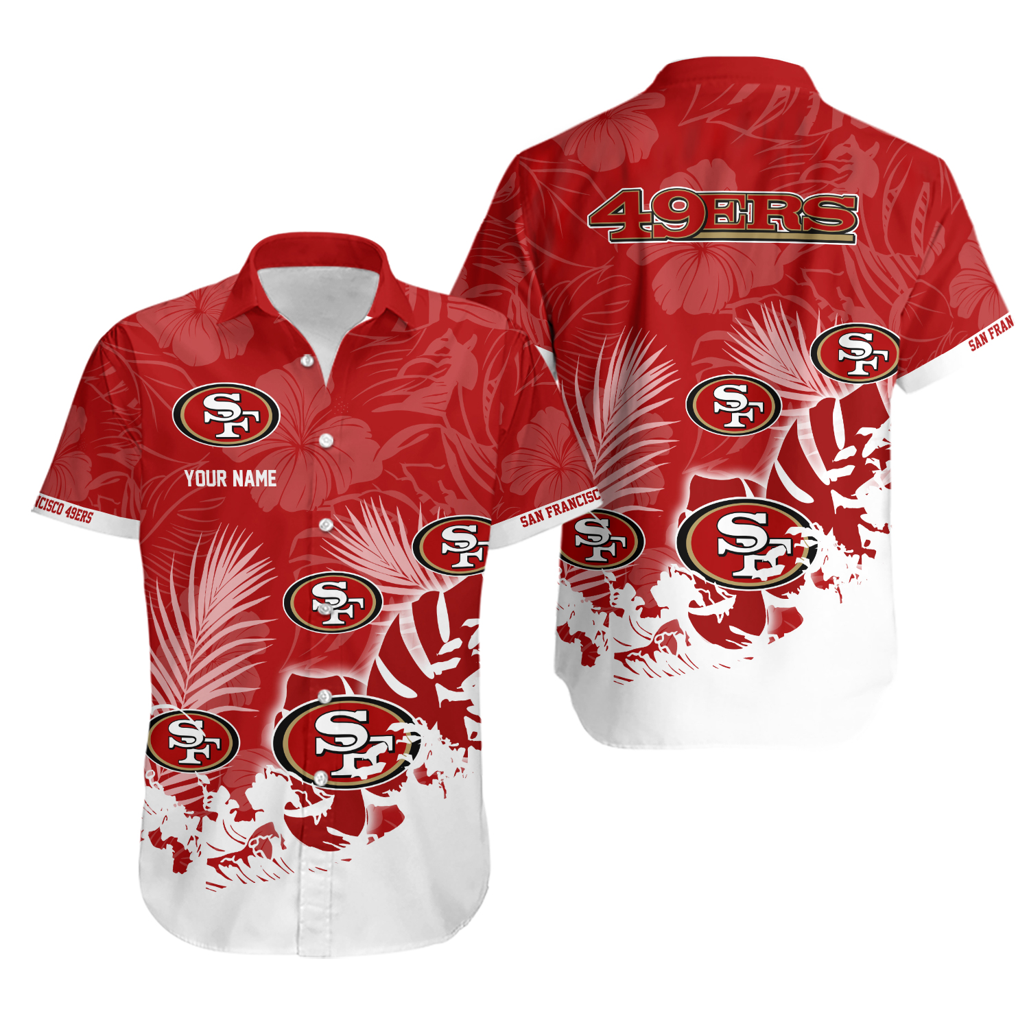 San Francisco Football Team 49erss Hawaiian Shirt