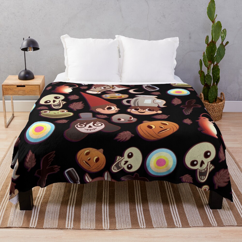 Over the Garden Wall Pattern Throw Blanket