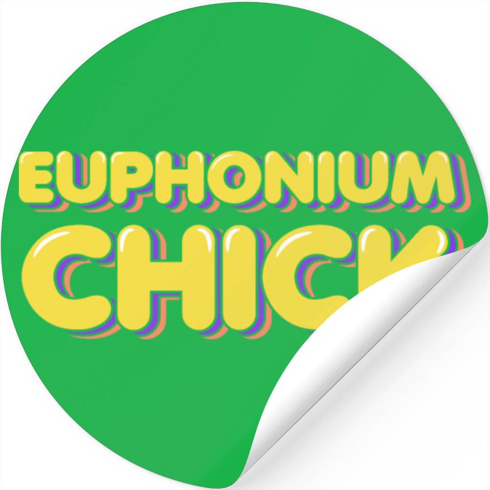 Euphonium Chick Stickers