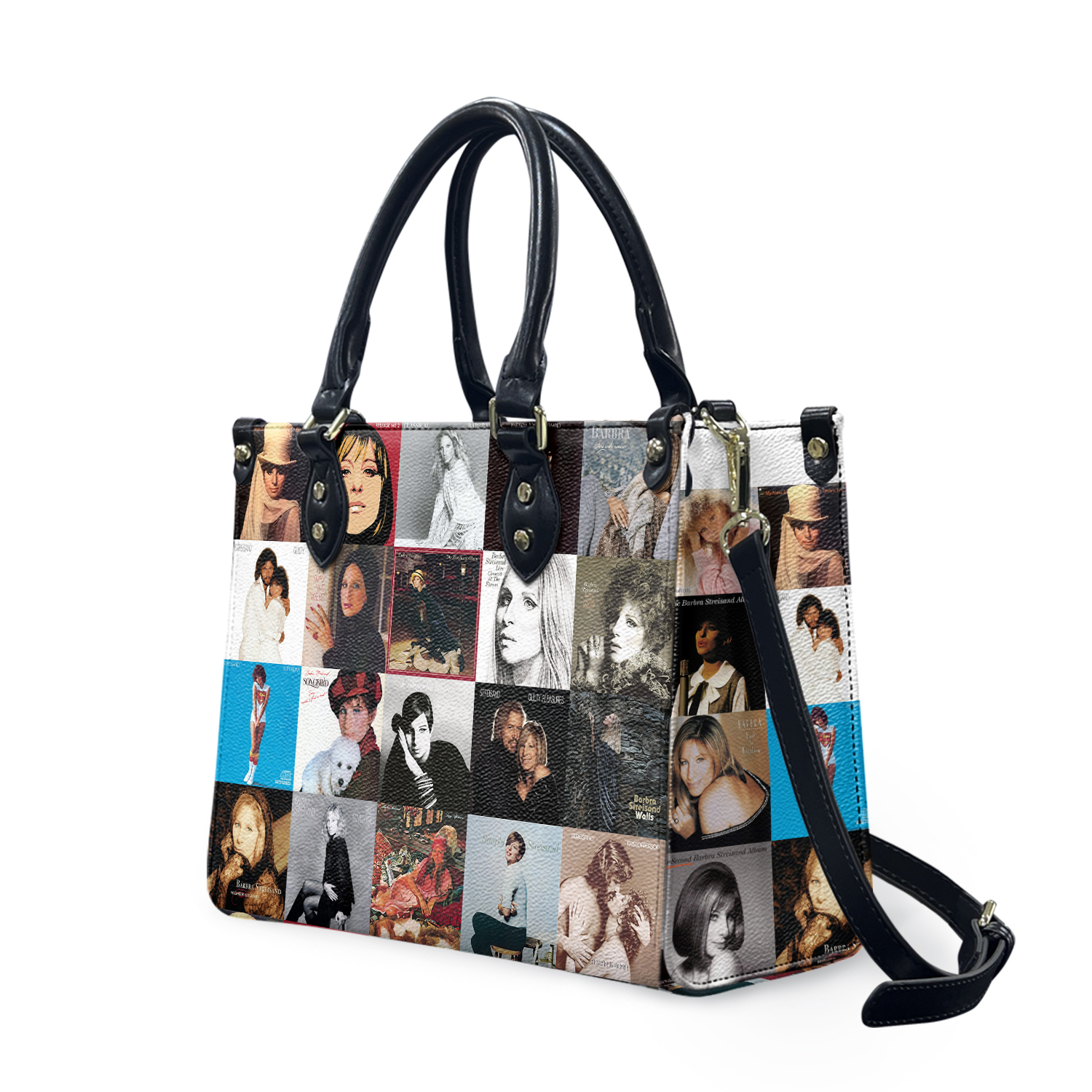 Barbra Streisand Women Leather Hand Bag Fan-made Leather Bag Mom Gift