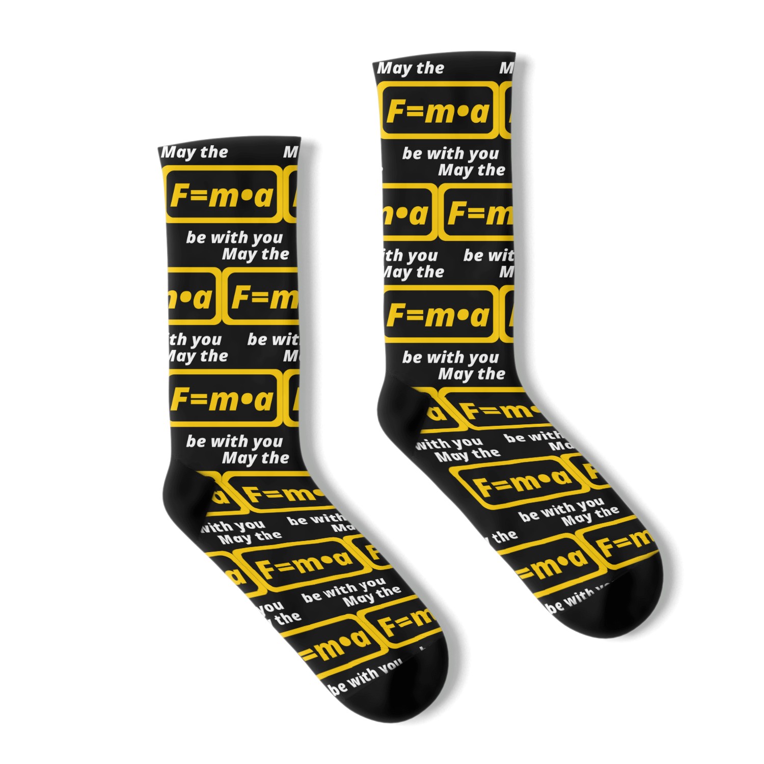 May the F=m•a be with you Socks