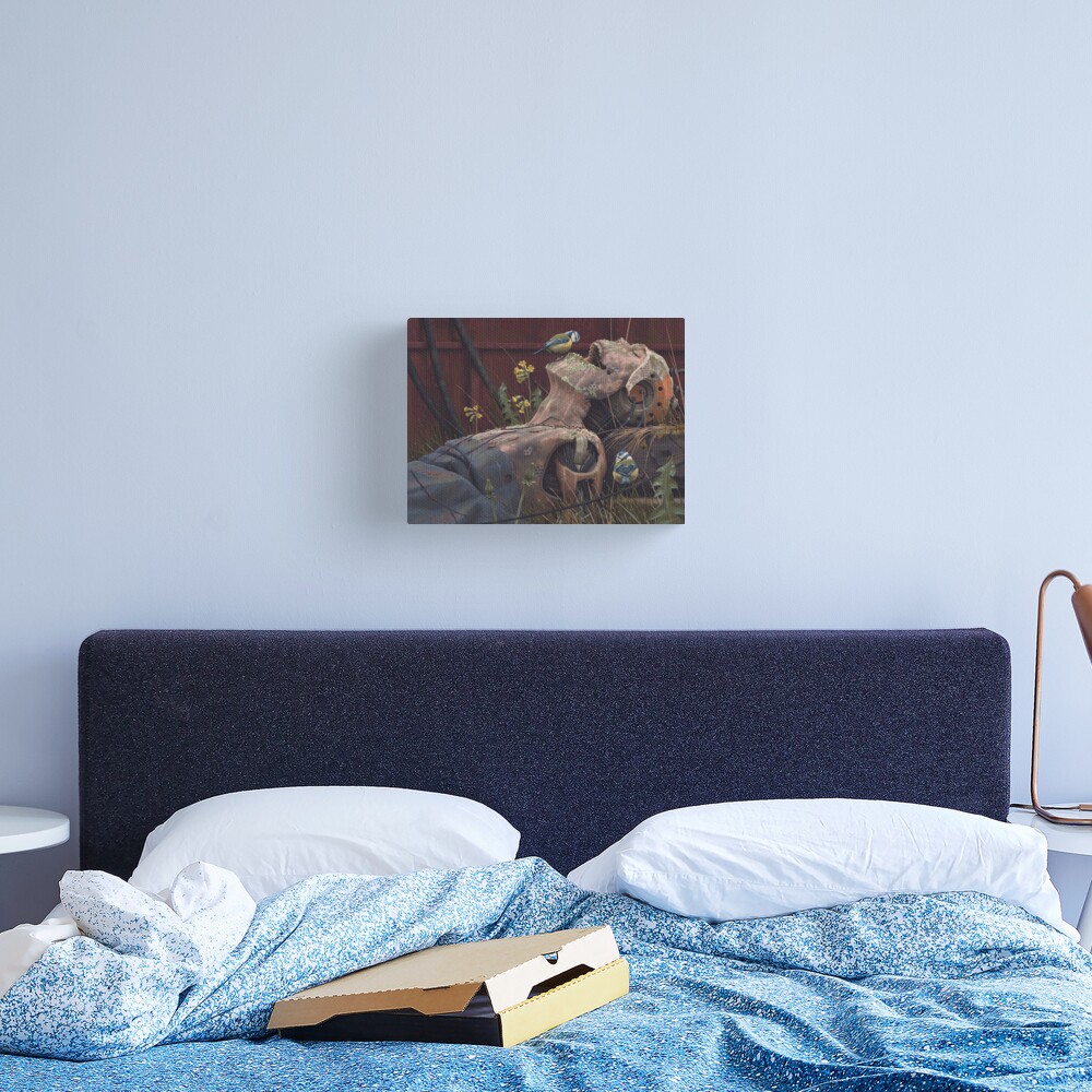 On the activities of primates and passerines Canvas Print