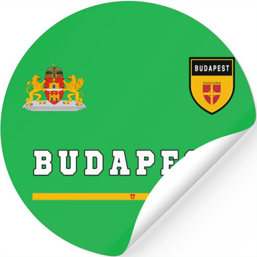 Budapest Sportsoccer Jersey Flag Football Hungary Stickers