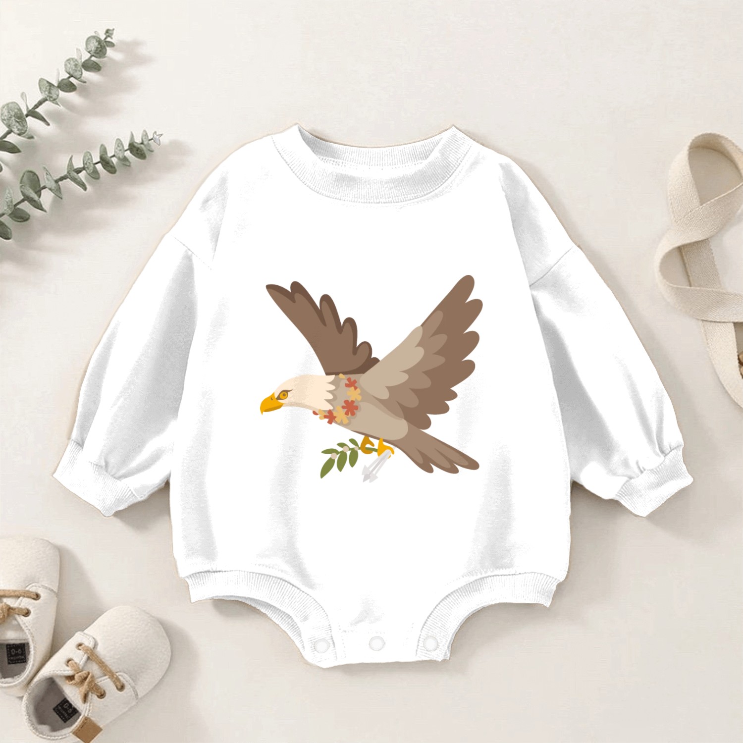 Eagle Baby Romper Sweatshirts