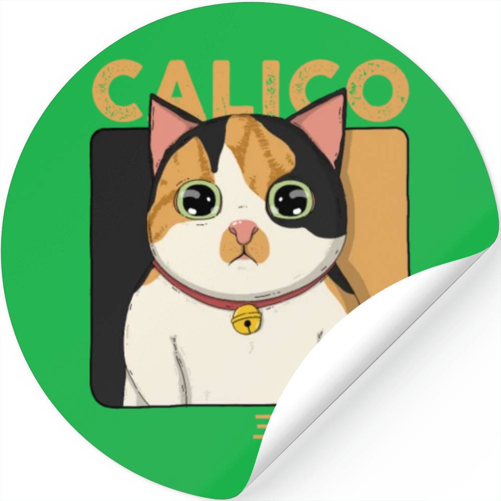 Calico Cat Stickers