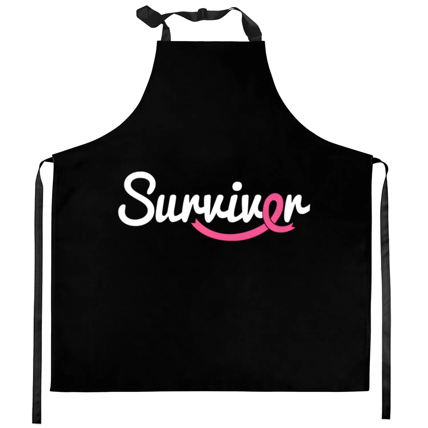 Breast Cancer Survivor K Ribbon Breast Cancer Awar Kitchen Aprons