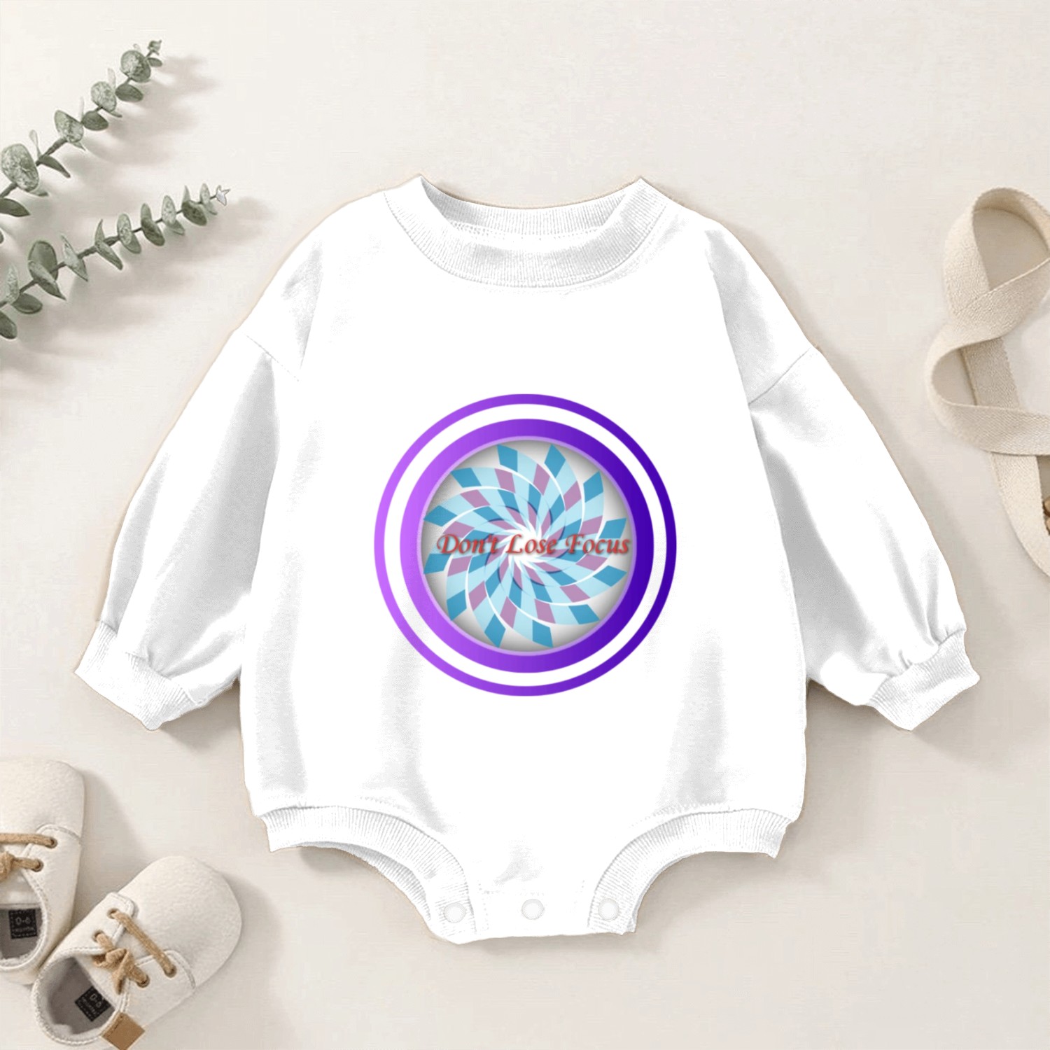 Don't lose focus Baby Romper Sweatshirts