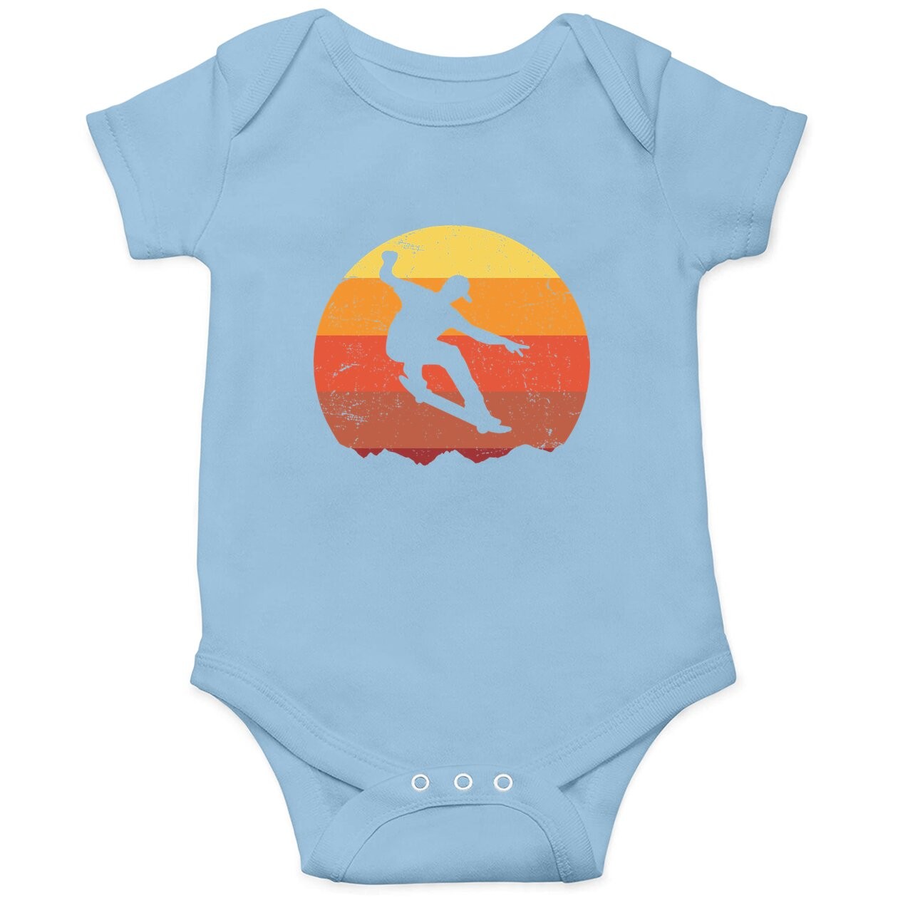 Skateboard Skateboarding Gift For Skateboarders Baby Bodysuit