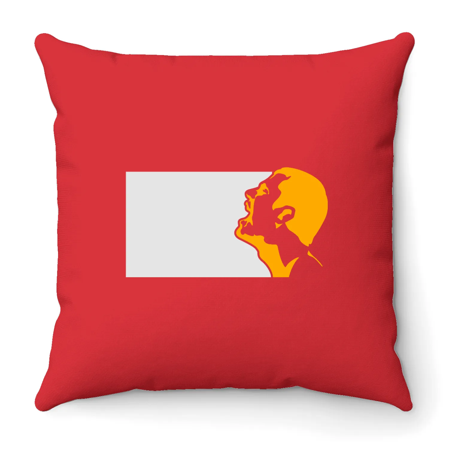 A Screaming Man Throw Pillows