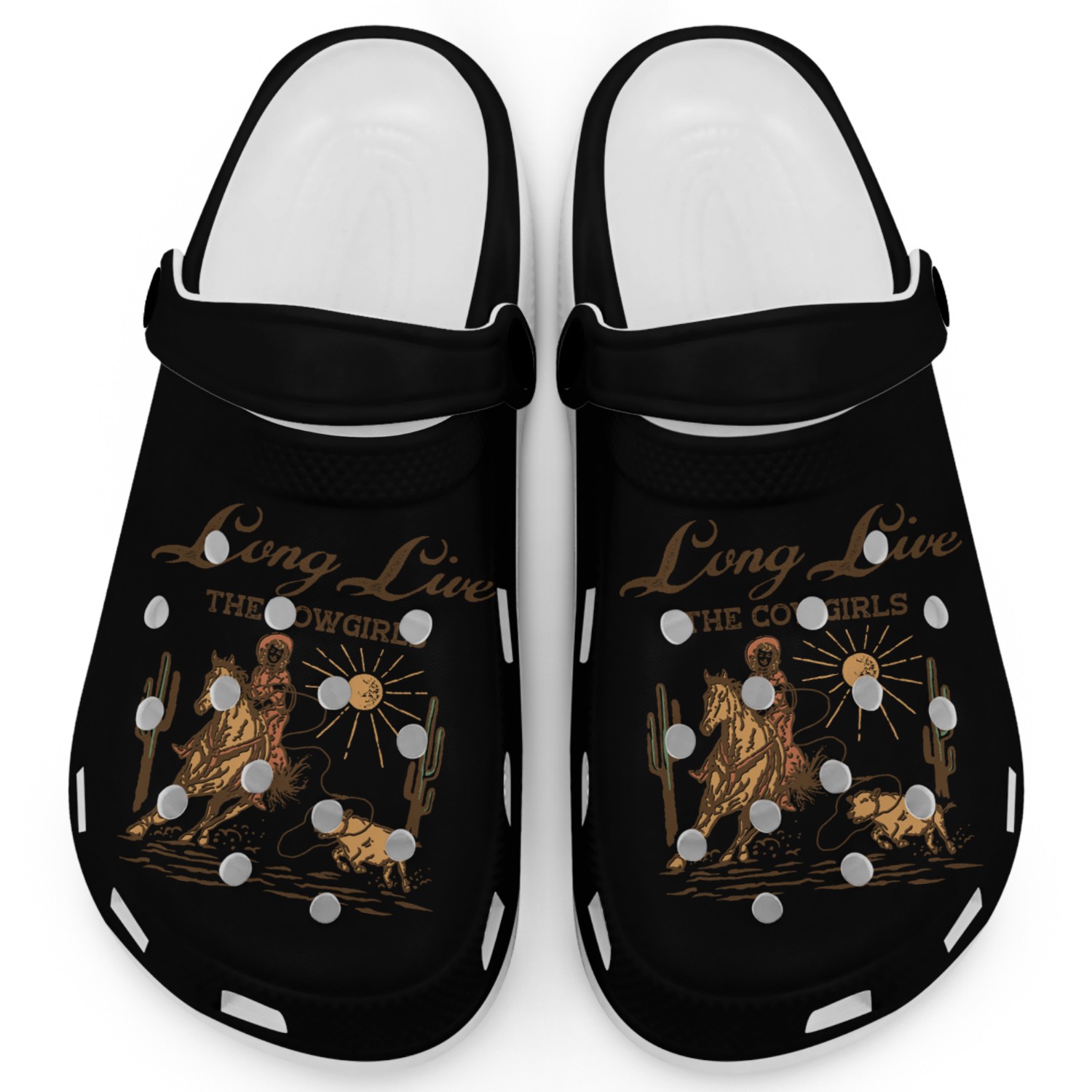 Long Live the Cowgirls Sunset Ride Clogs