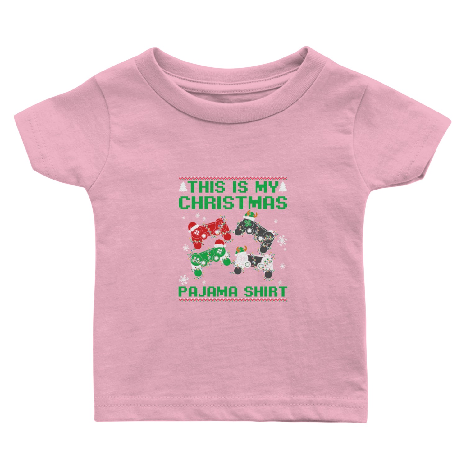 Gaming This is my Christmas Pajama Baby T Shirts Gamer
